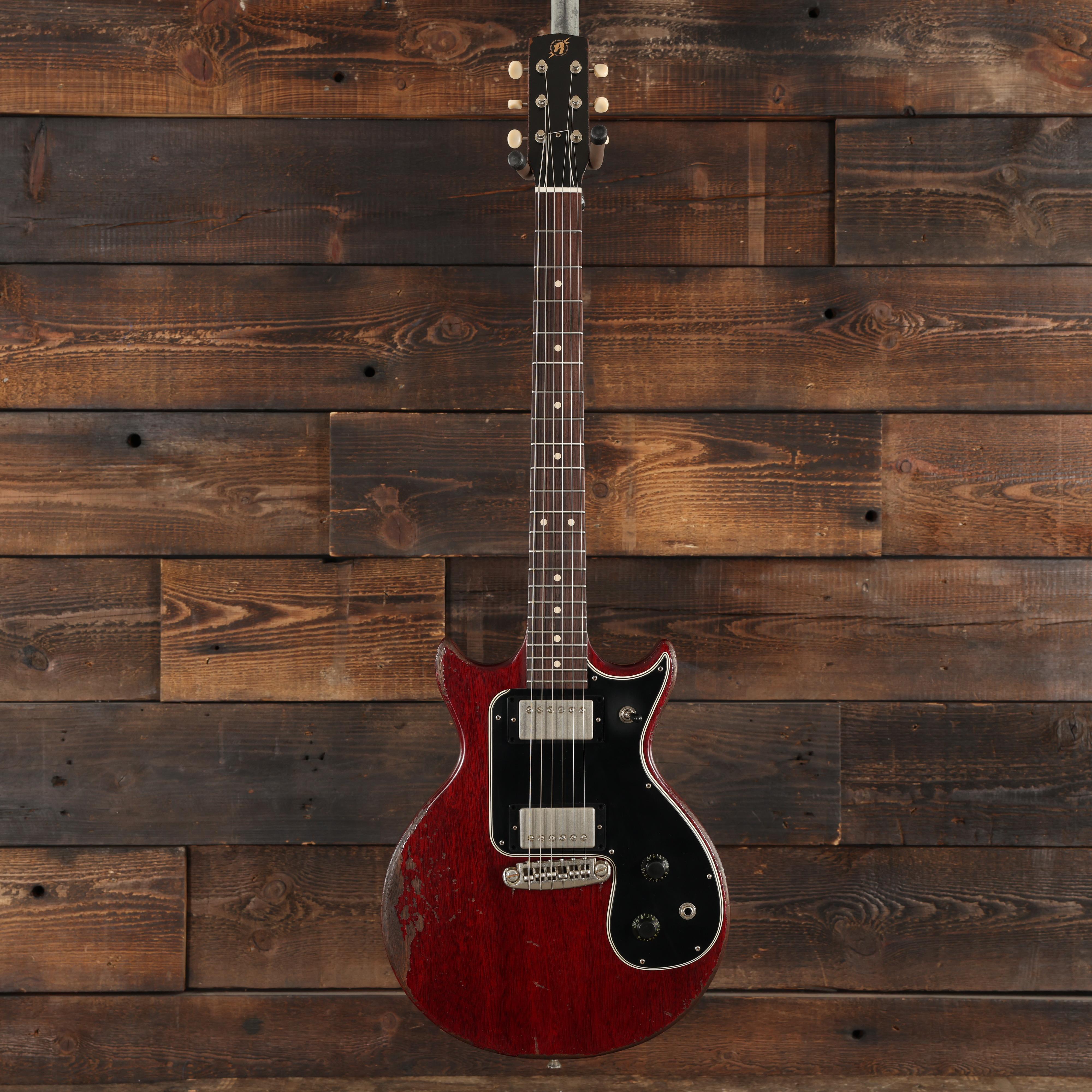 Rock N Roll Relics Blackheart Standard Electric Guitar in Vintage Cherry Heavy Relic - 262058 (4).JPG