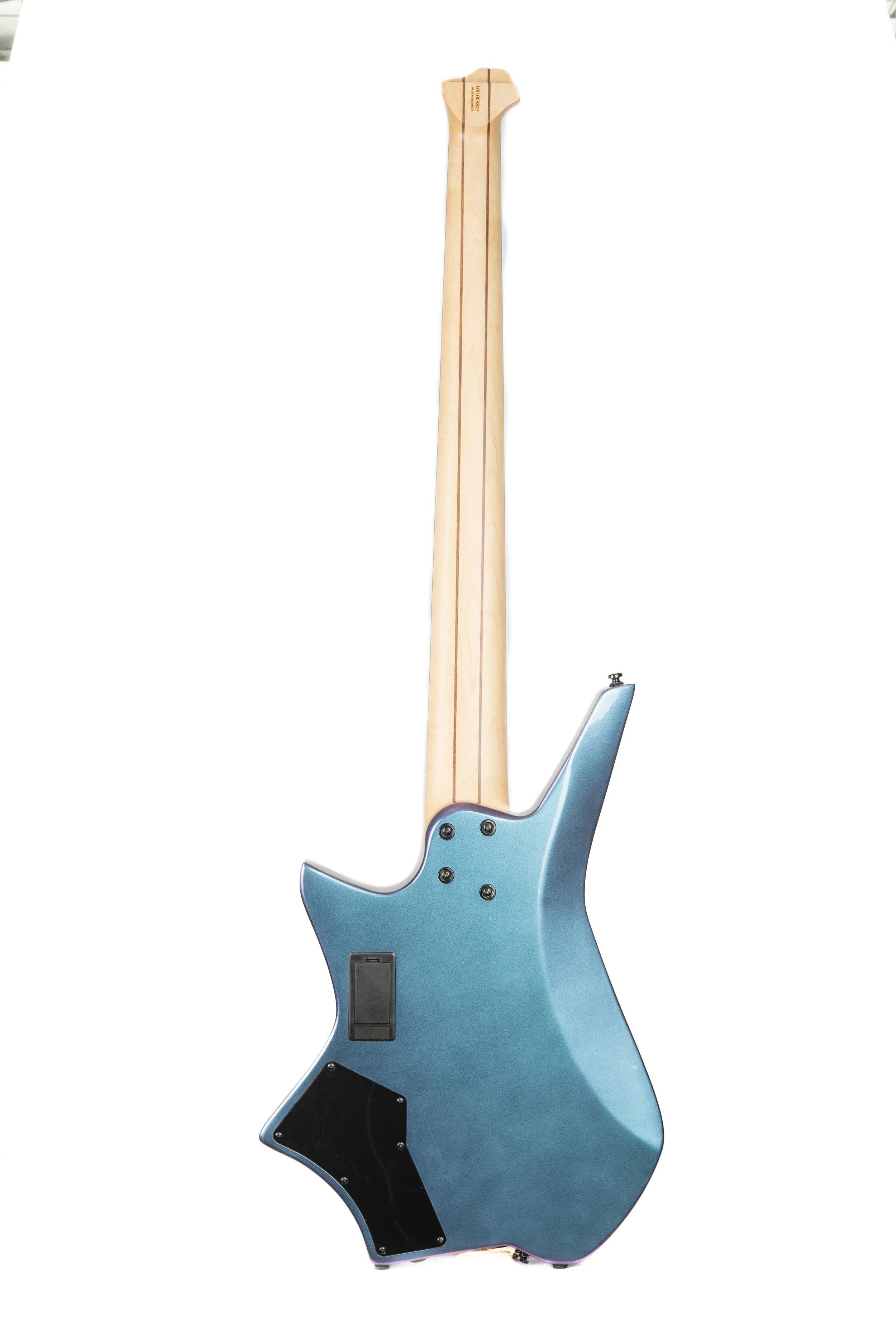 Hils HZB5 5 String Bass Guitar in Gloss Mystic Purple with Fanned Frets - HZB5G-MP-3.jpg