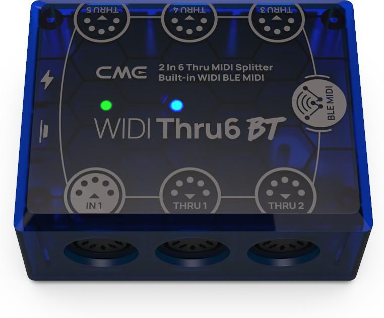 CME WIDI Thru6 BT Bluetooth MIDI Thru/Split Box, 2-in-6 Out - S-WT00B00 (3).jpg