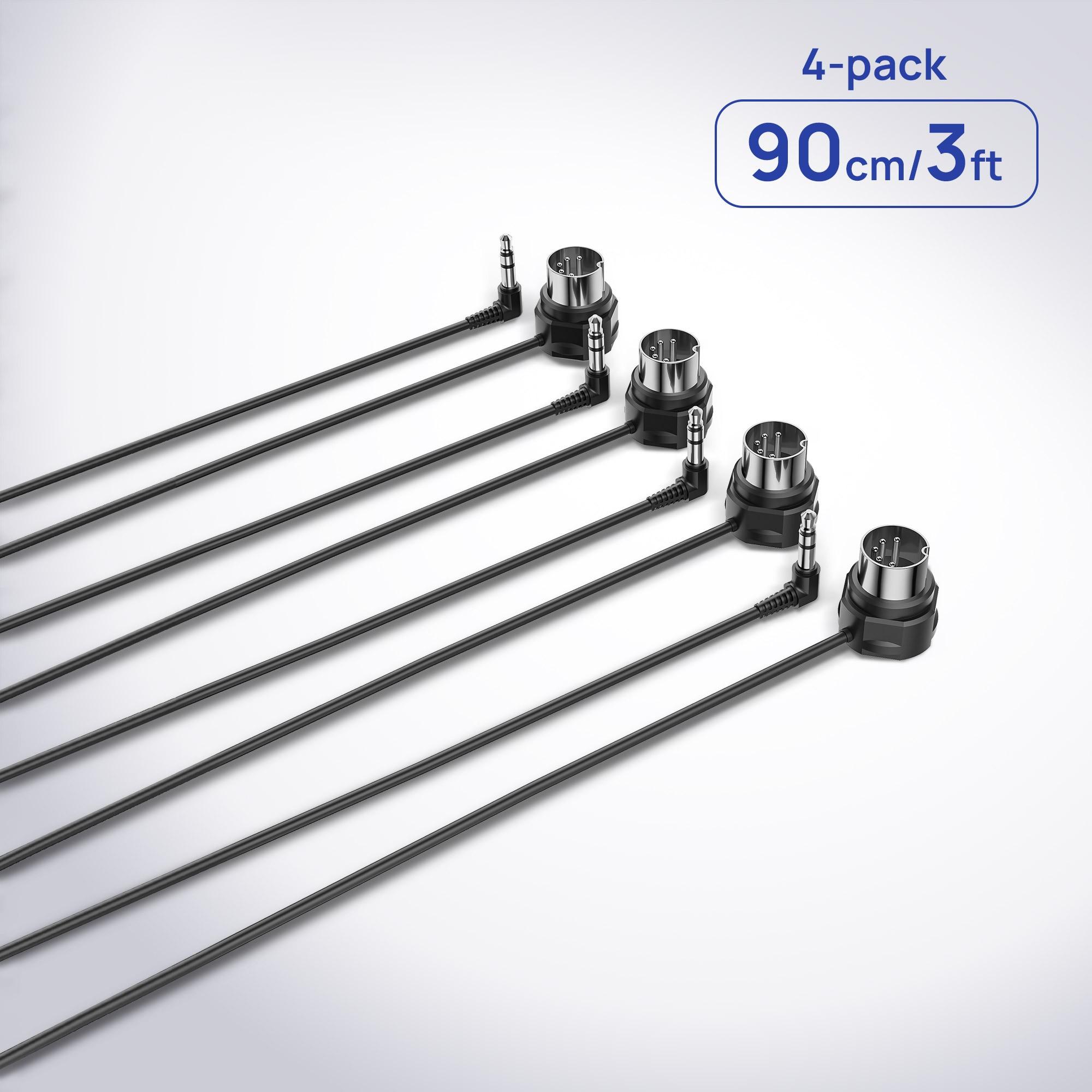 CME 4x DIN MIDI To Right Angle 3.5mm TRS Type-A Cables 90CM - S-F000C32 (3).jpg