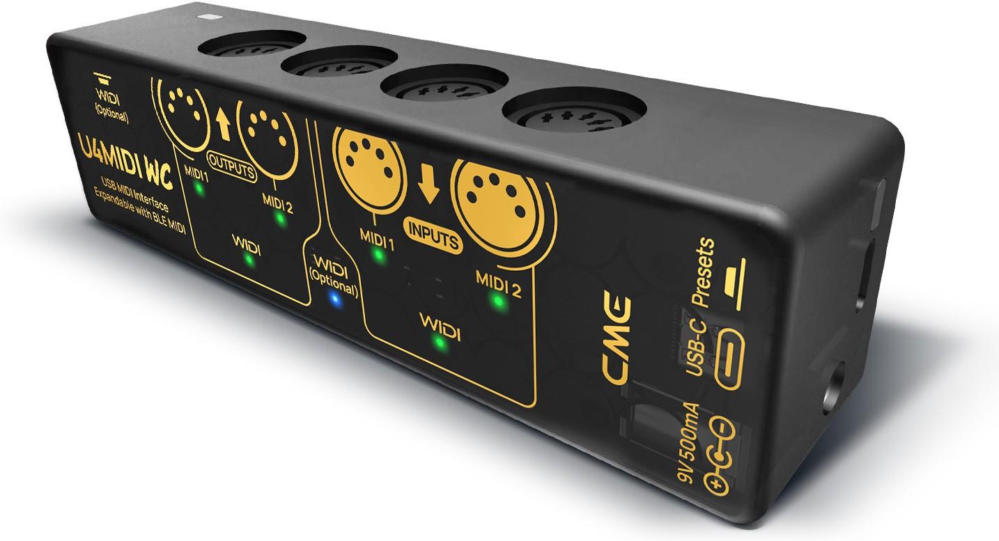 CME U4MIDI WC 2-in-2-out USB-to-MIDI Interface With Optional WIDI ...