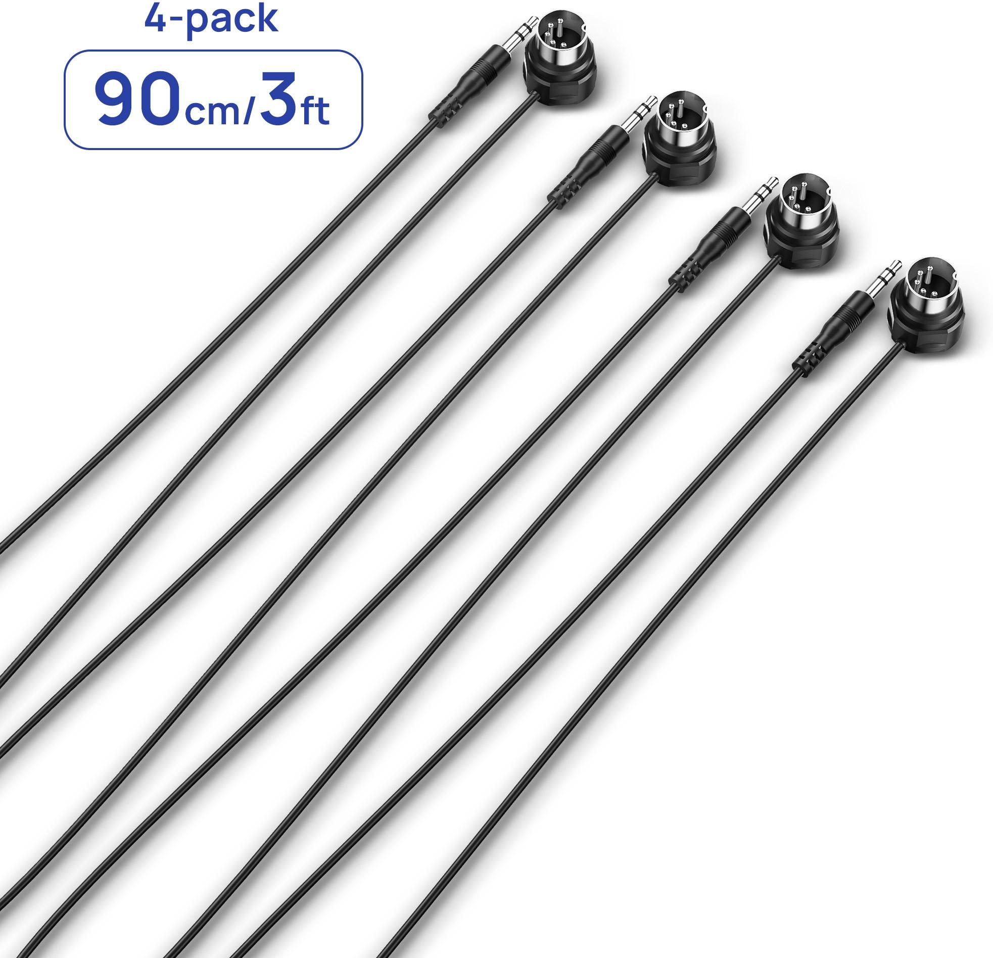 CME 4x DIN MIDI To Straight 3.5mm TRS Type-A Cables 90CM - S-F000C35 (2).jpg