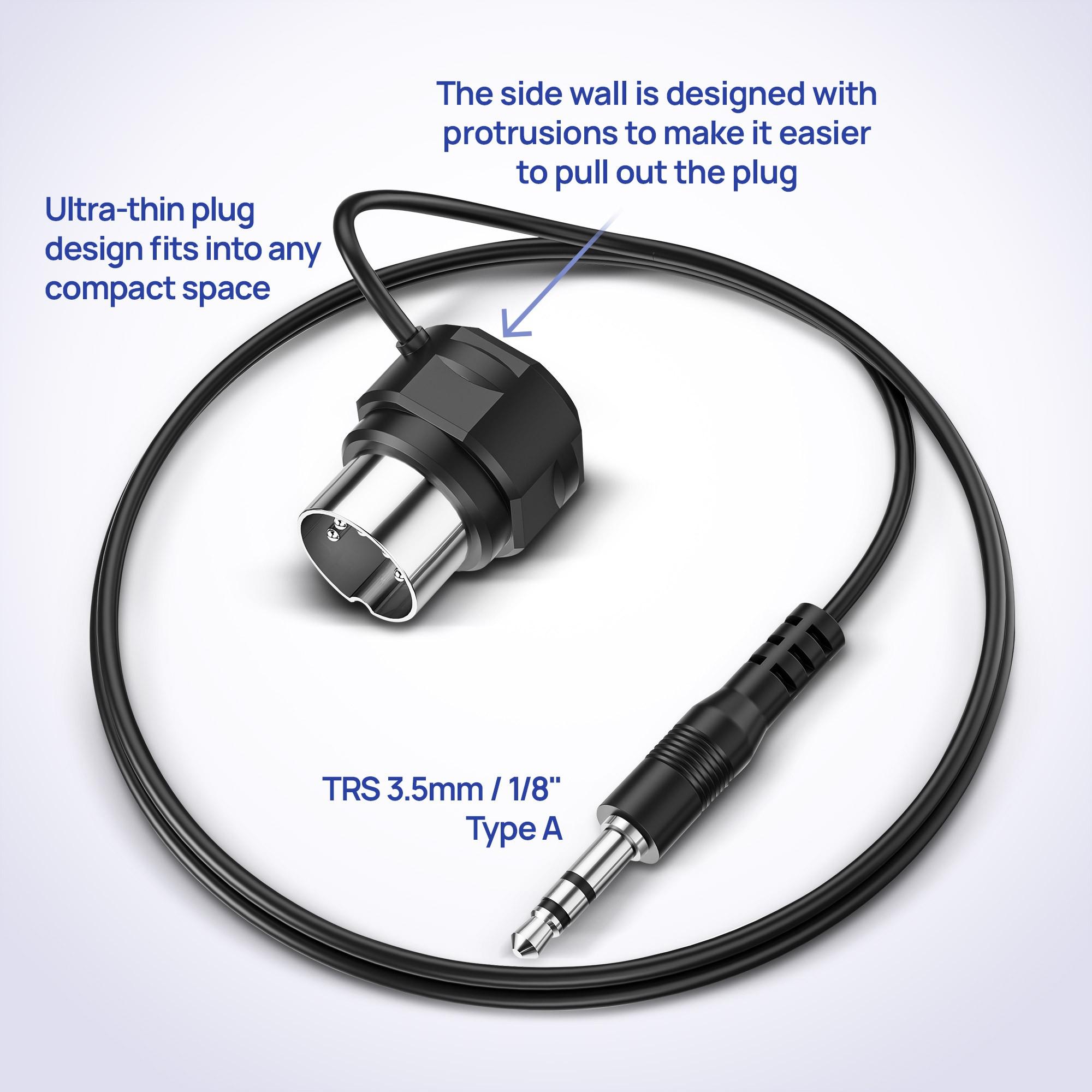 CME 4x DIN MIDI To Straight 3.5mm TRS Type-A Cables 30CM - S-F000C33 (5).jpg