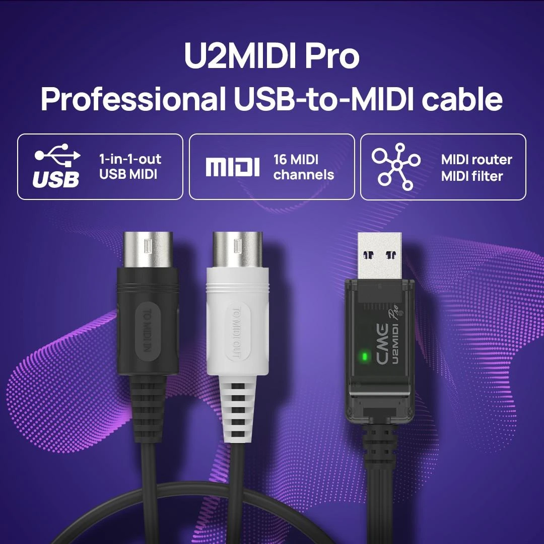 CME U2MIDI Pro 1-in-1-out USB-to-MIDI Cable With Filter, mapper & router - S-F000C10 (5).jpg