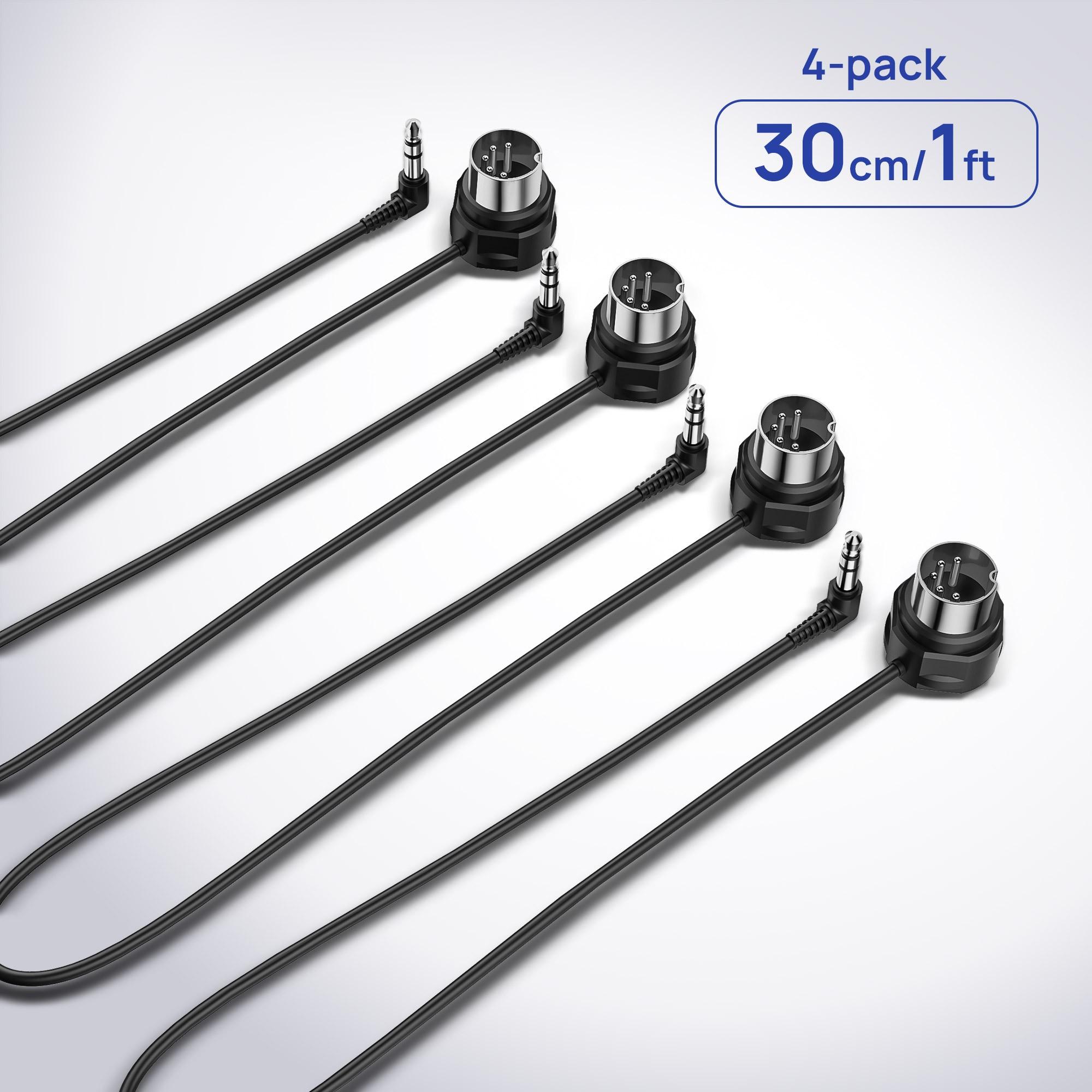 CME 4x DIN MIDI To Right Angle 3.5mm TRS Type-A Cables 30CM - S-F000C30 (3).jpg