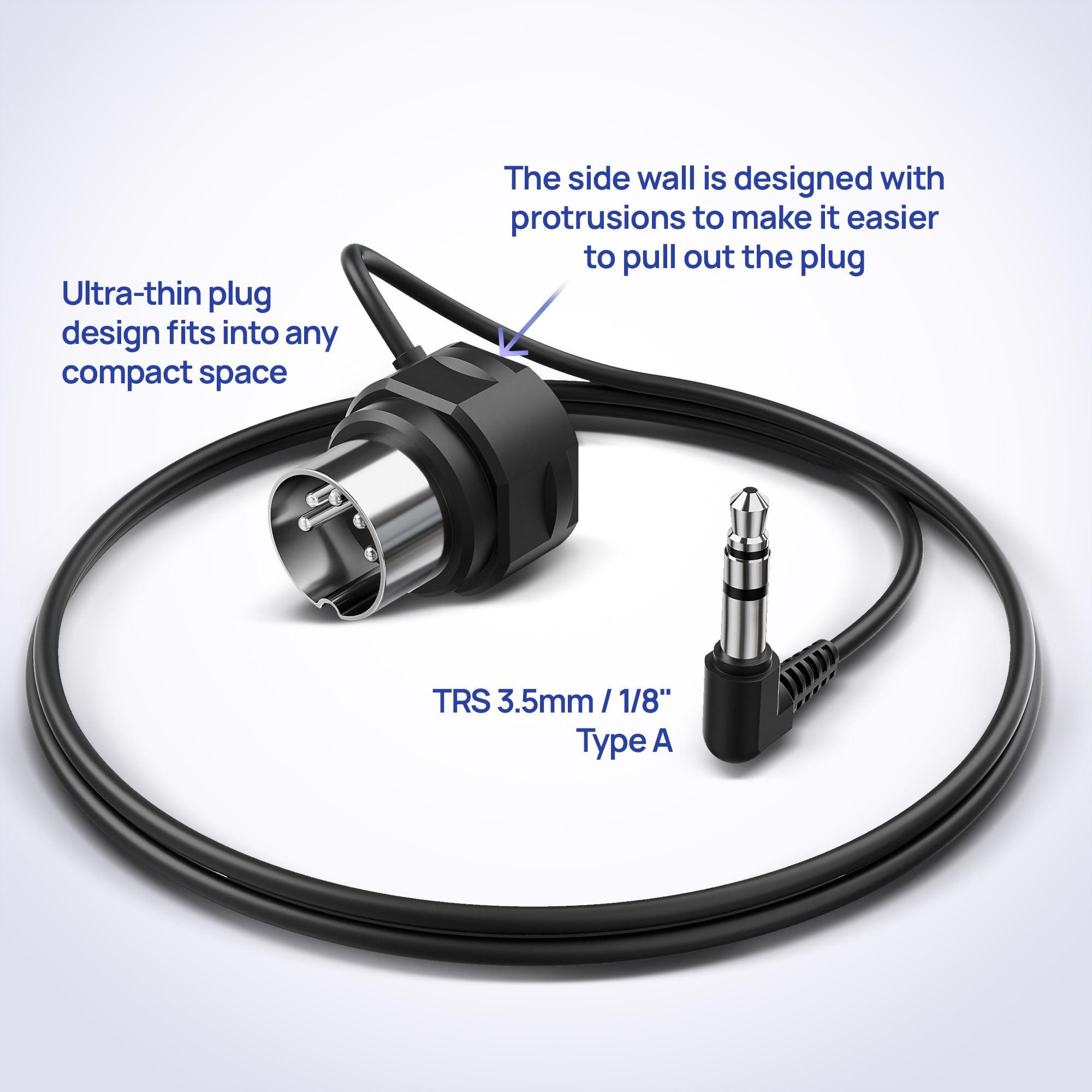 CME 4x DIN MIDI To Right Angle 3.5mm TRS Type-A Cables 30CM - S-F000C30 (4).jpg