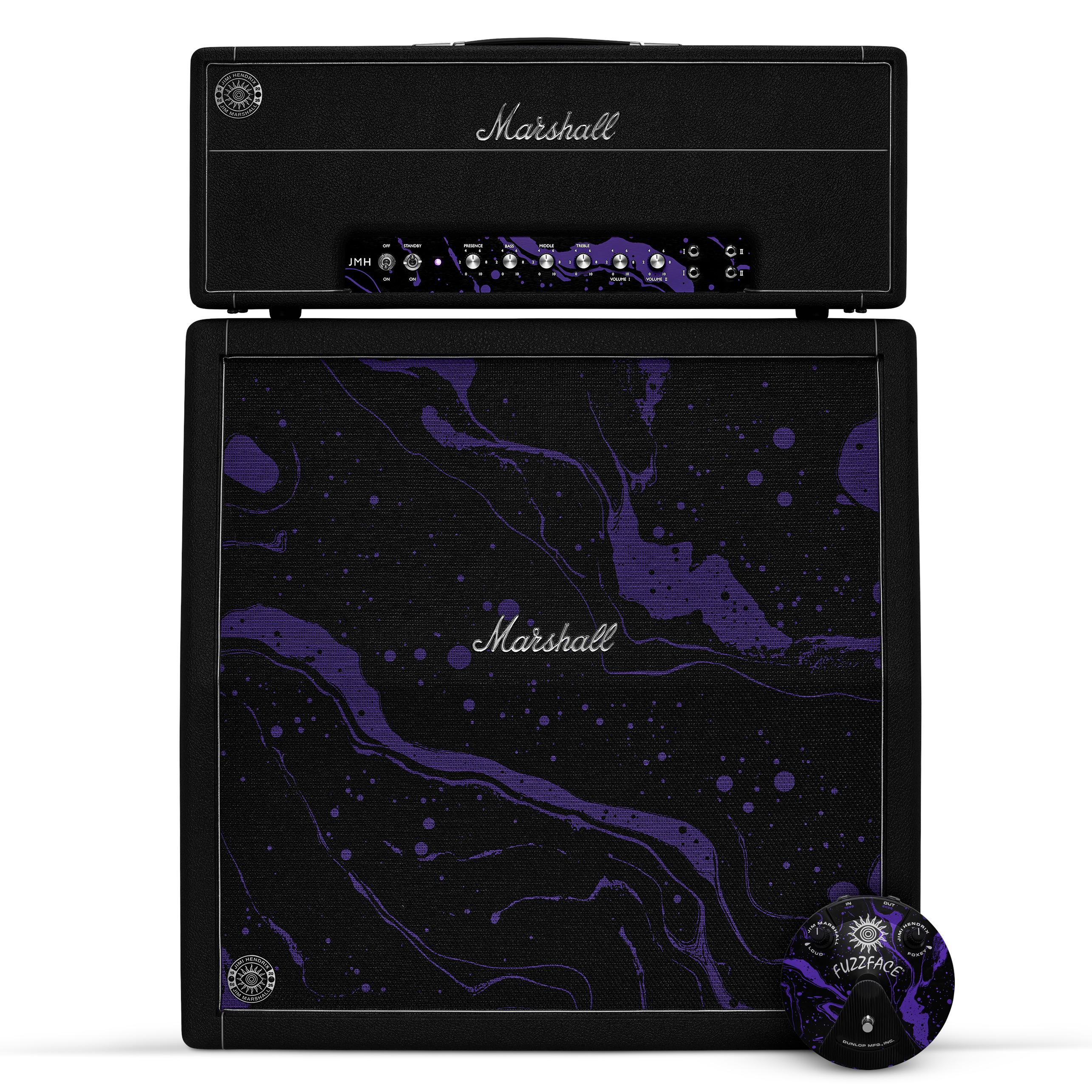 Marshall Jimi Hendrix 60th Anniversary Edition 1959 JMH Amp Half Stack & Fuzz Face Pedal Bundle - 1959JMH-STACK-Hero.jpg