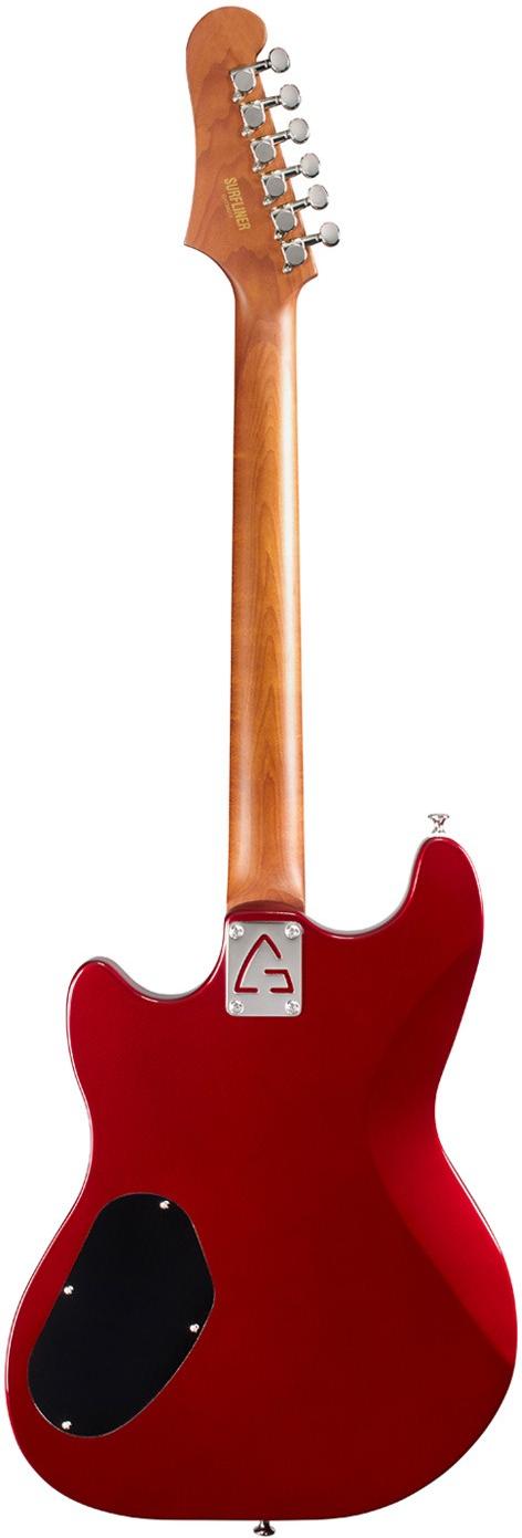 Guild Surfliner Deluxe Electric Guitar In Scarlet Red Metallic - GSUDELUSRX (3).jpg