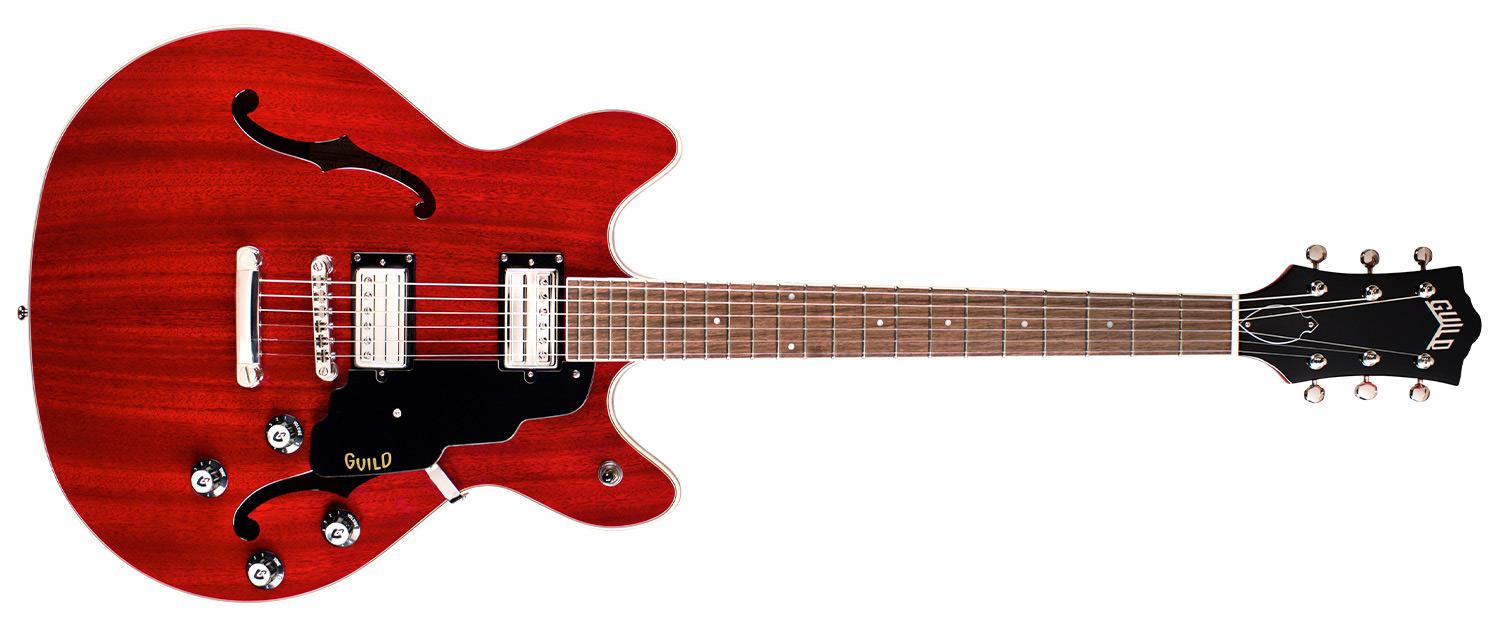 Guild Starfire I DC Semi-Hollow Electric Guitar In Cherry Red - GSFIDCCR-1.jpg
