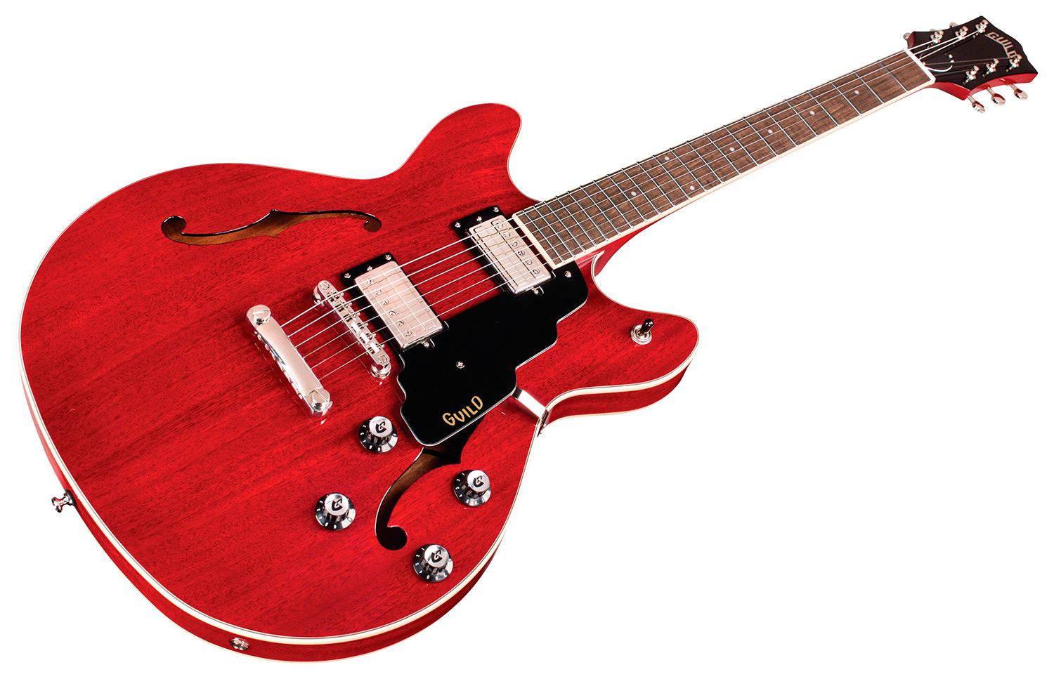 Guild Starfire I DC Semi-Hollow Electric Guitar In Cherry Red
