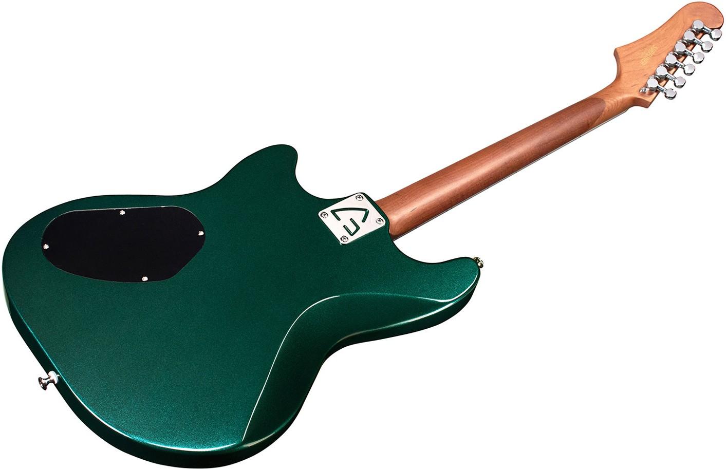 Guild Surfliner Deluxe Electric Guitar in Evergreen Metallic - GSUDELUEGX (4).jpg