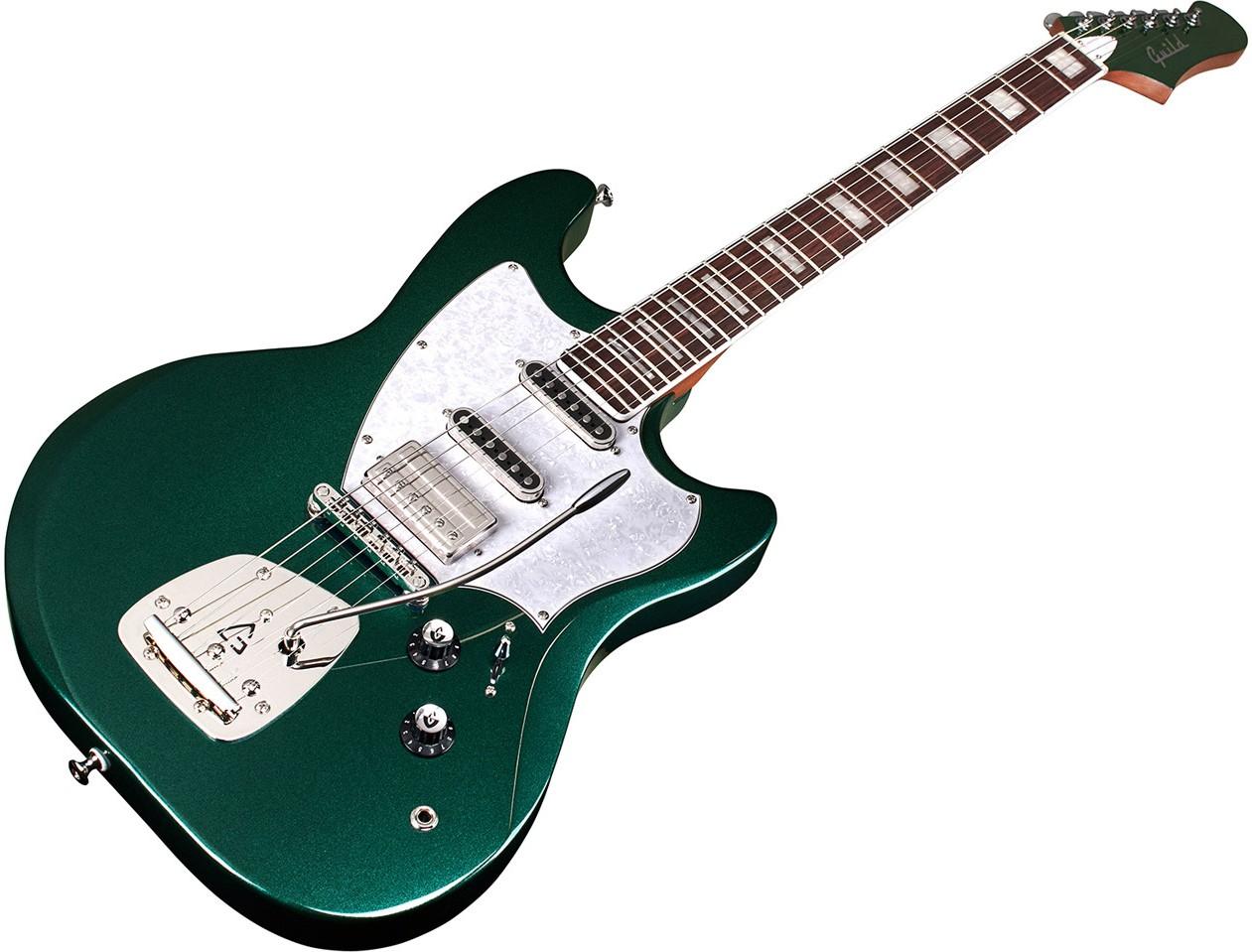 Guild Surfliner Deluxe Electric Guitar in Evergreen Metallic - GSUDELUEGX (5).jpg
