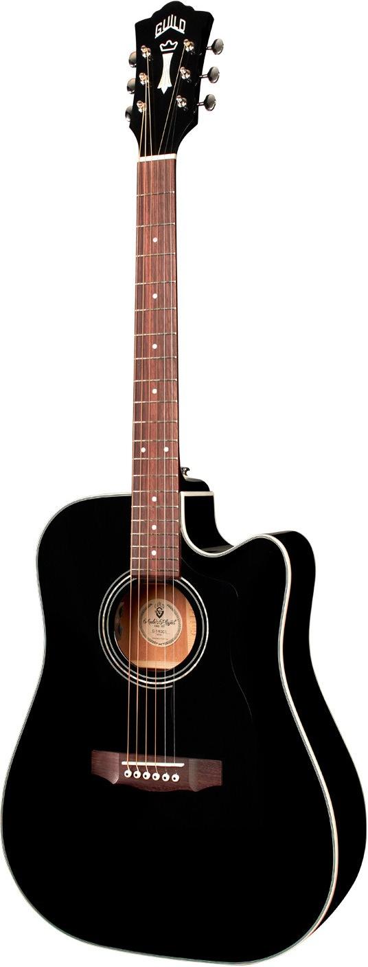 Guild Westerly D-140CE Electro Acoustic Guitar in Black - GWED140BKC (3).jpg
