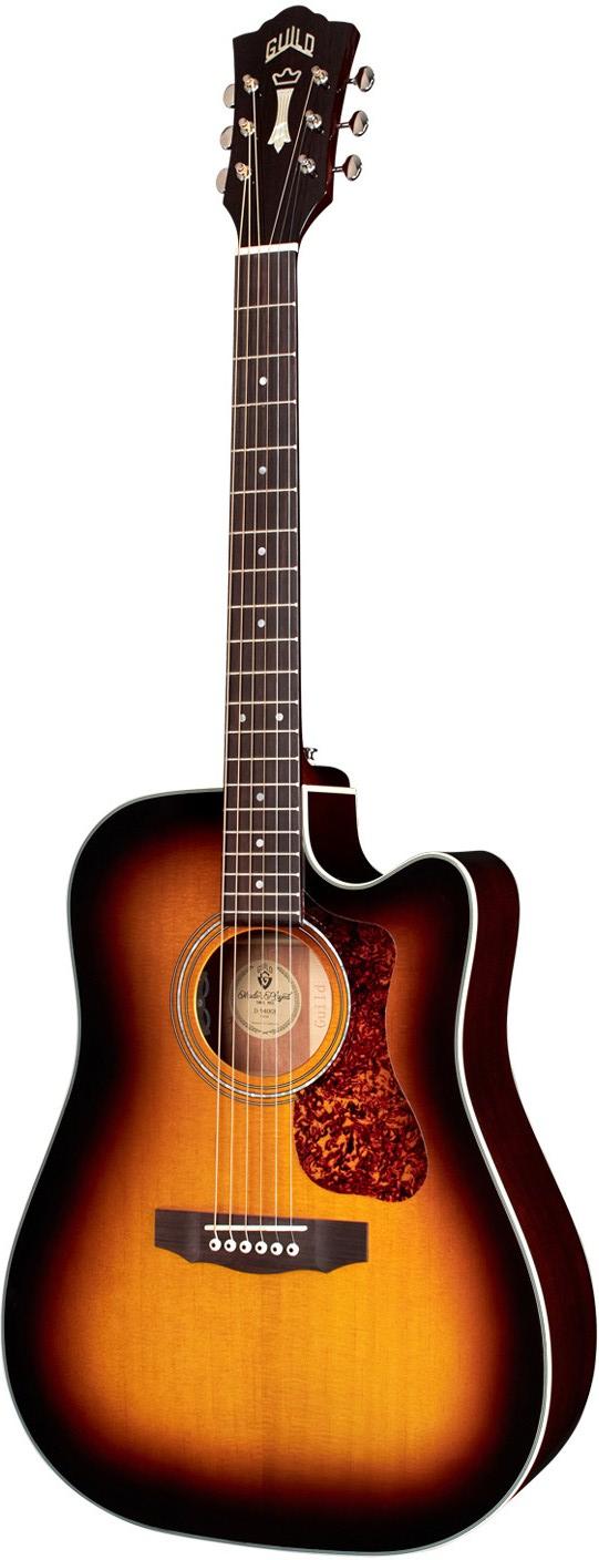 Guild Westerly D-140CE Electro Acoustic Guitar in Antique Burst - GWED140ABC (3).jpg