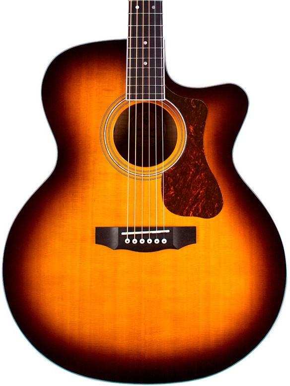 Guild Westerly F-250CE Deluxe Electro Acoustic Guitar in Antique Burst - GWEF250ABC (1).jpg