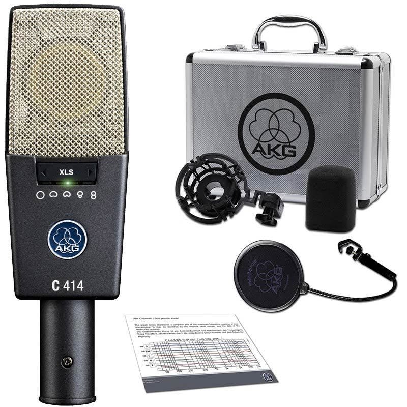 AKG C414 XLS Large Diaphragm Condenser Microphone - Andertons