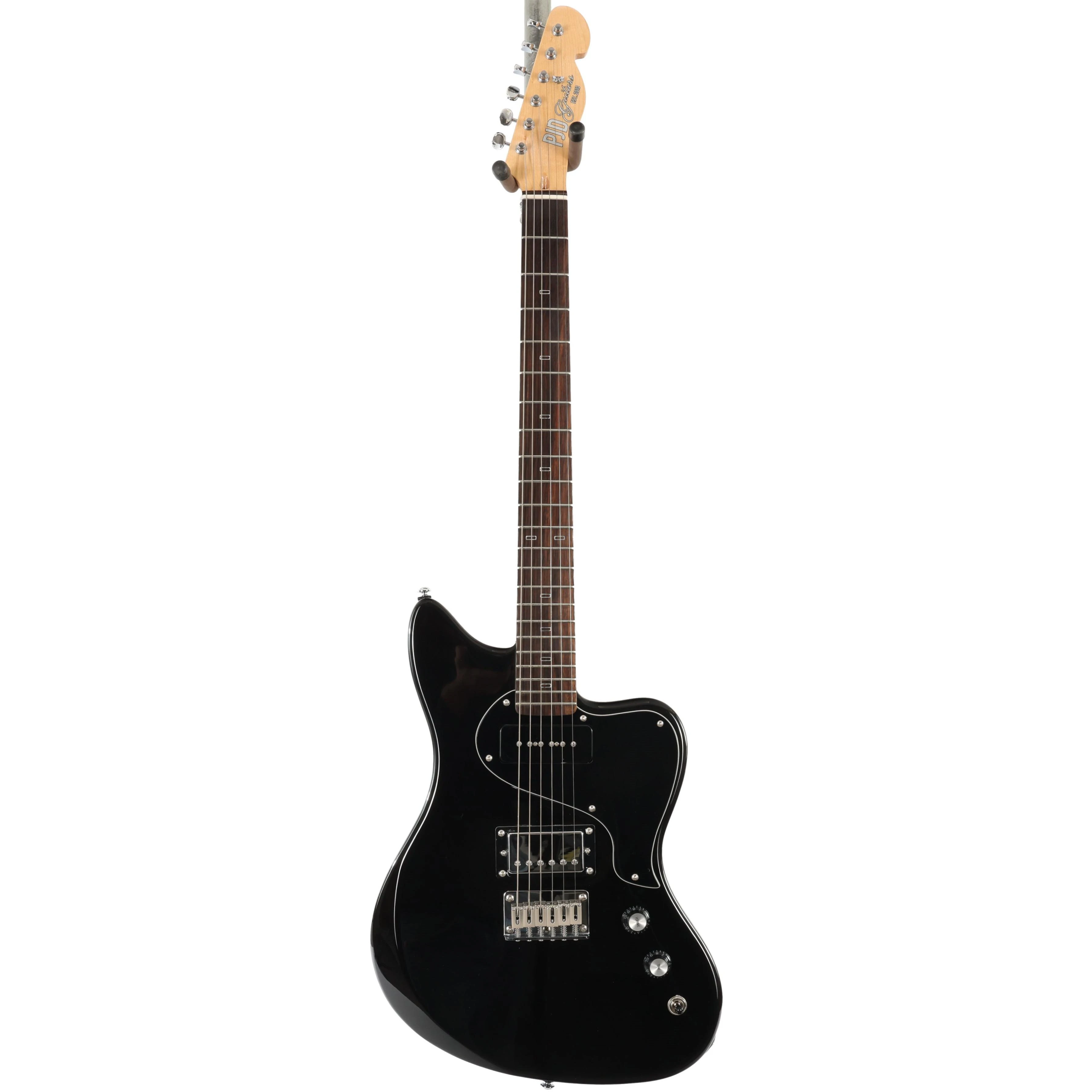 PJD St. John Origin Standard Electric Guitar & Microtonal Neck Bundle, Midnight Black - 02ORSTDMB (3).jpg