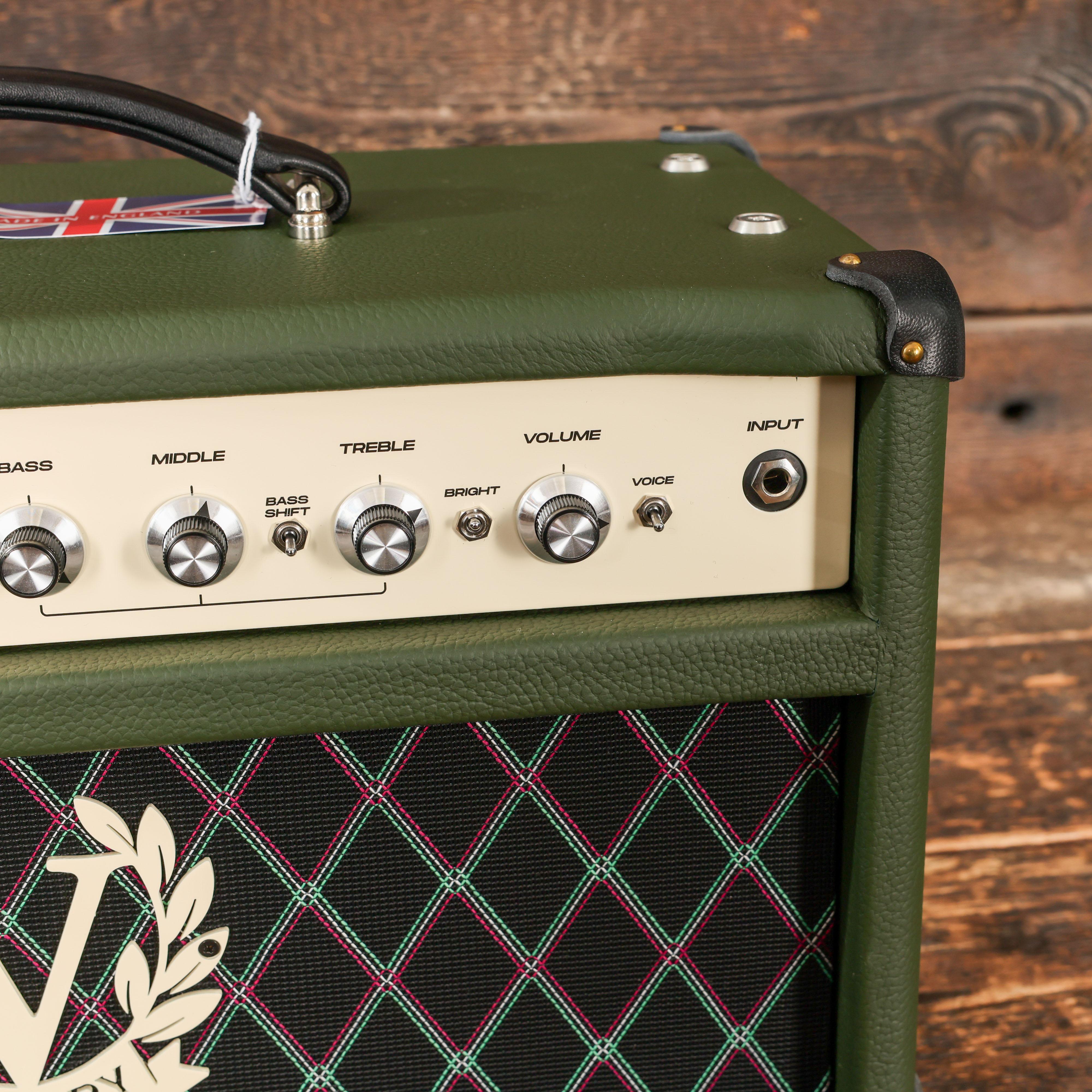 Victory MK Clean 30w Hand-Wired Valve Amp Head in Nori Green - MKC30-CR-GP197-DI (11).jpg