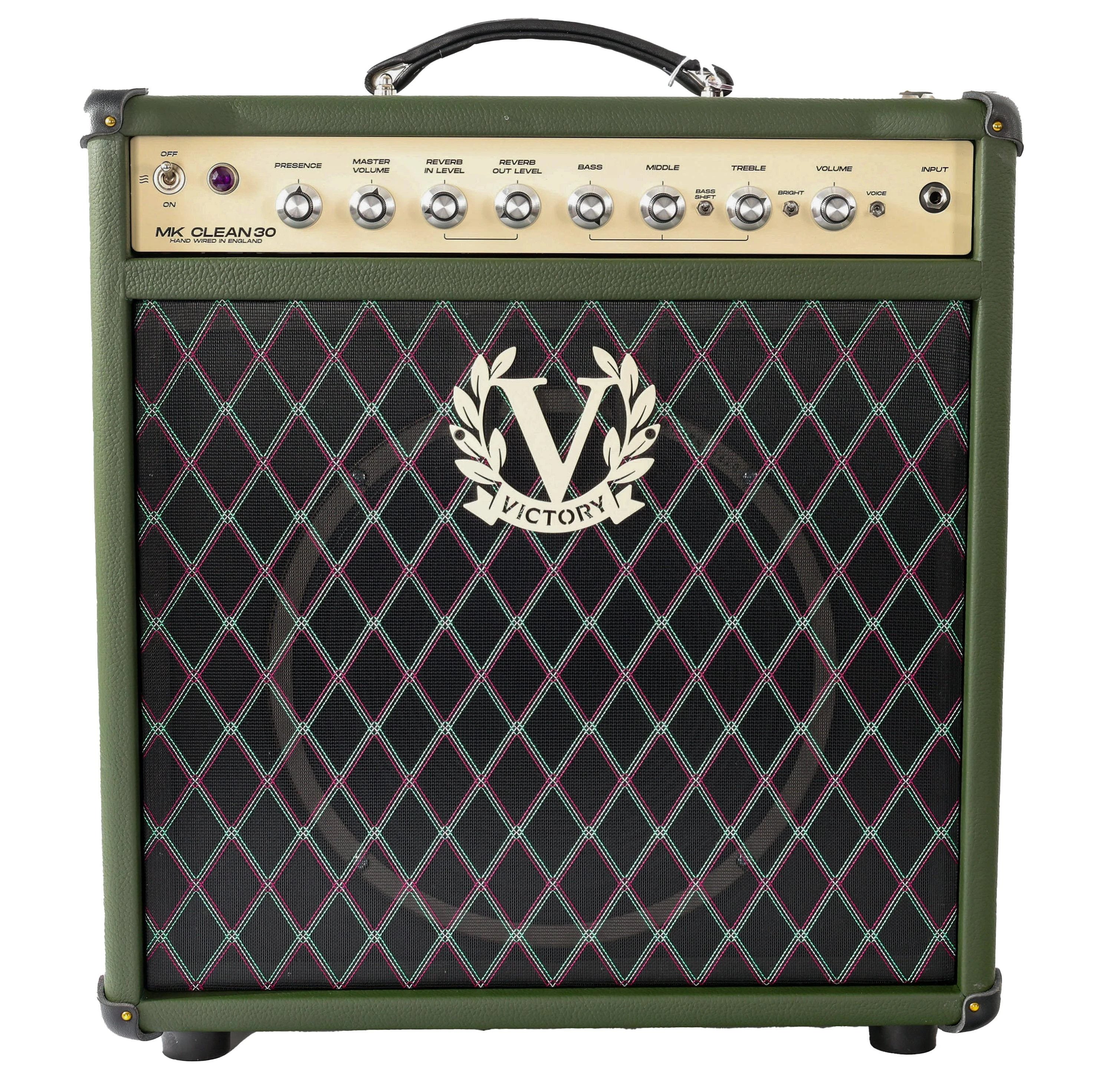 Victory MK Clean 30W 1x12 Hand-Wired Valve Amp Combo in Nori Green - MK-112-CR-GP197-DI (2).jpg