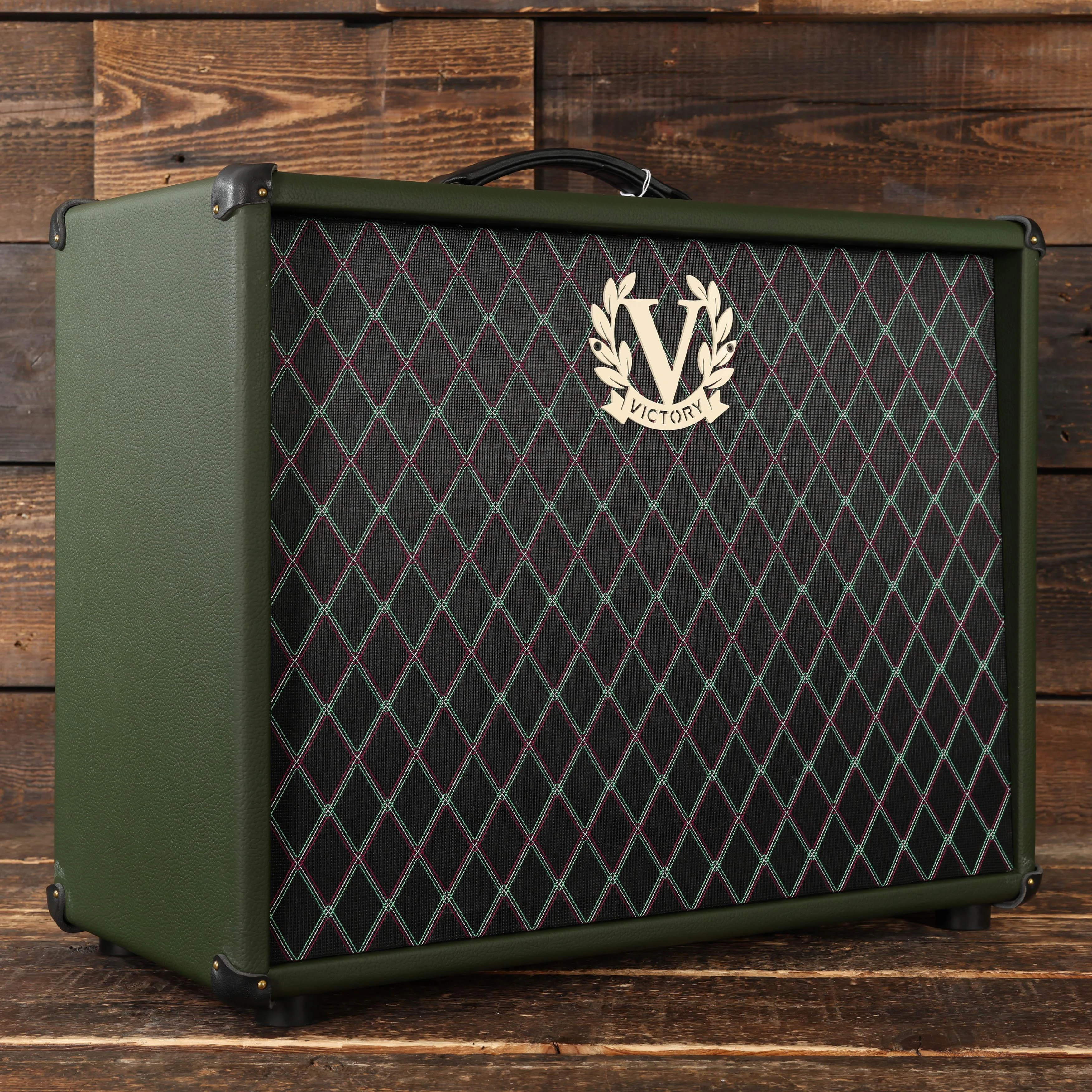 Victory MK 112 Open-Back Speaker Cabinet in Nori Green with Celestion Alnico Gold Speaker  - 112-GP197-DI  (3).jpg