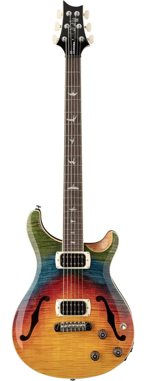 PRS SE Ed Sheeran Hollowbody I Piezo Baritone Electric Guitar in Kaleidoscope - 1172321E-Front.jpg