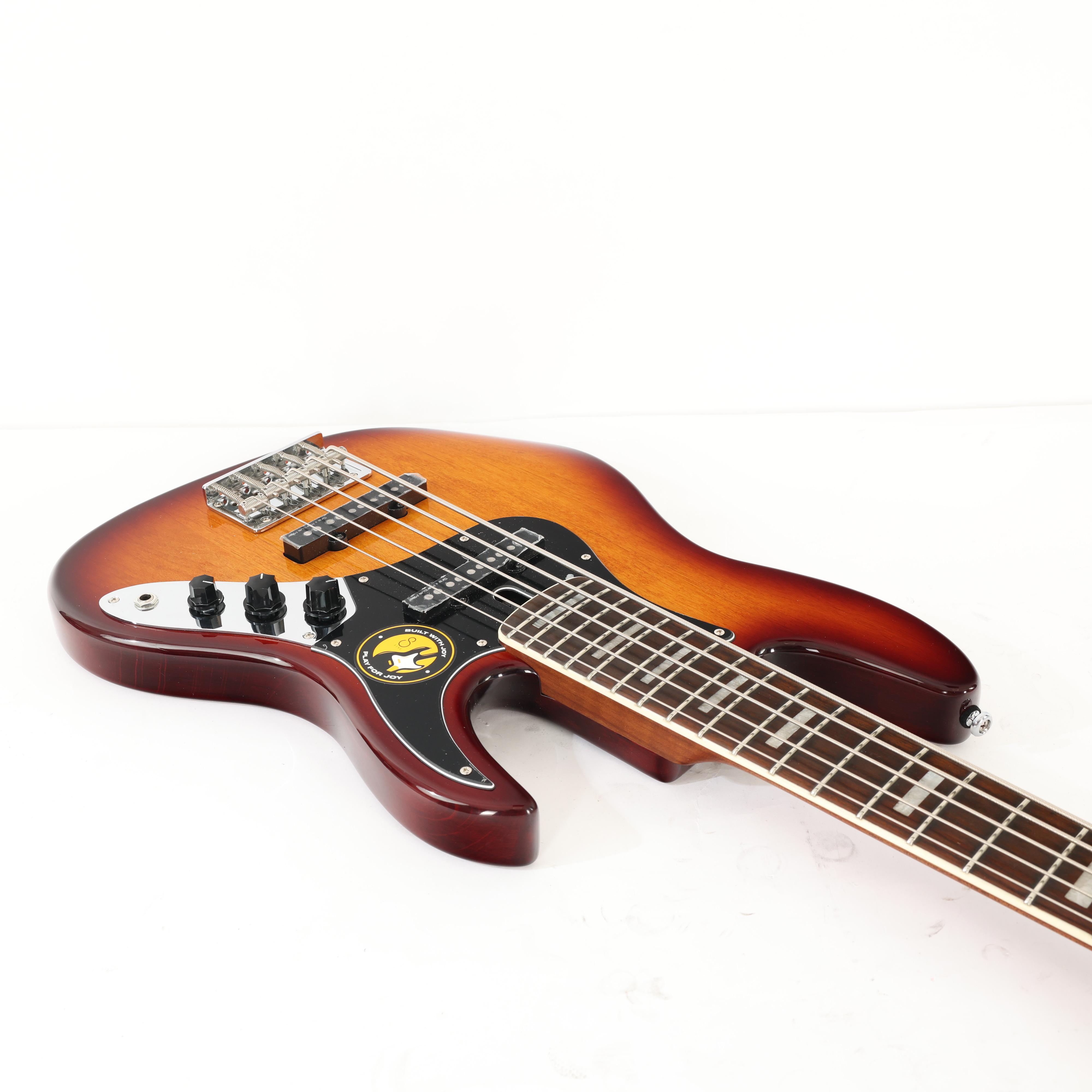Second Hand Sire V5 24 Fret 5 String Bass Guitar in 3-Colour Sunburst 395 - SH-241-6395 (9).jpg
