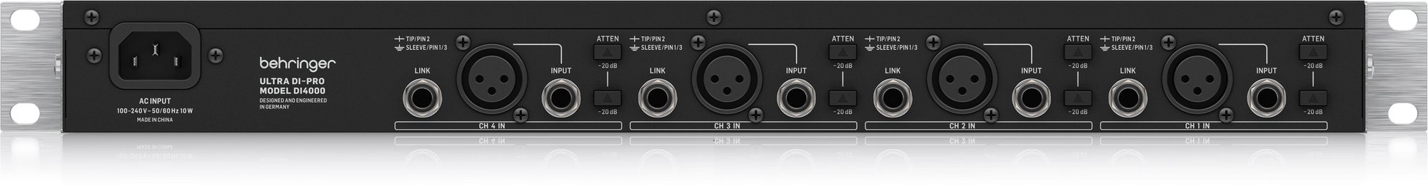 Behringer DI4000 V2 Active DI Box - Andertons Music Co.