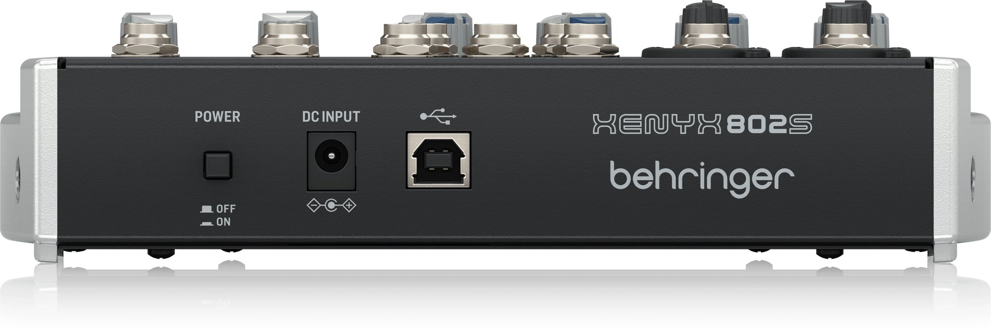 Behringer Xenyx 802S 8 Input Mixer - XENYX802-Behringer-Xenyx-802S-mixer-Rear.jpg