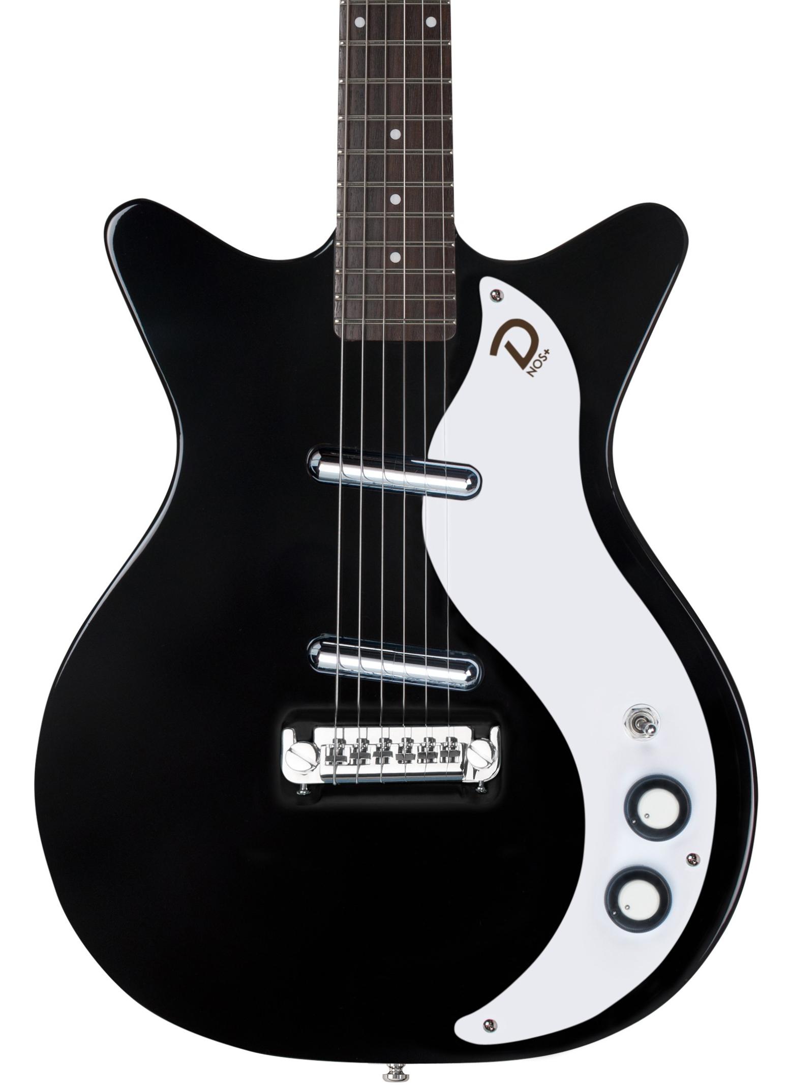 Danelectro 59M NOS+ Electric Guitar in Black - 59MNOSPLUSBLK-Body.jpg