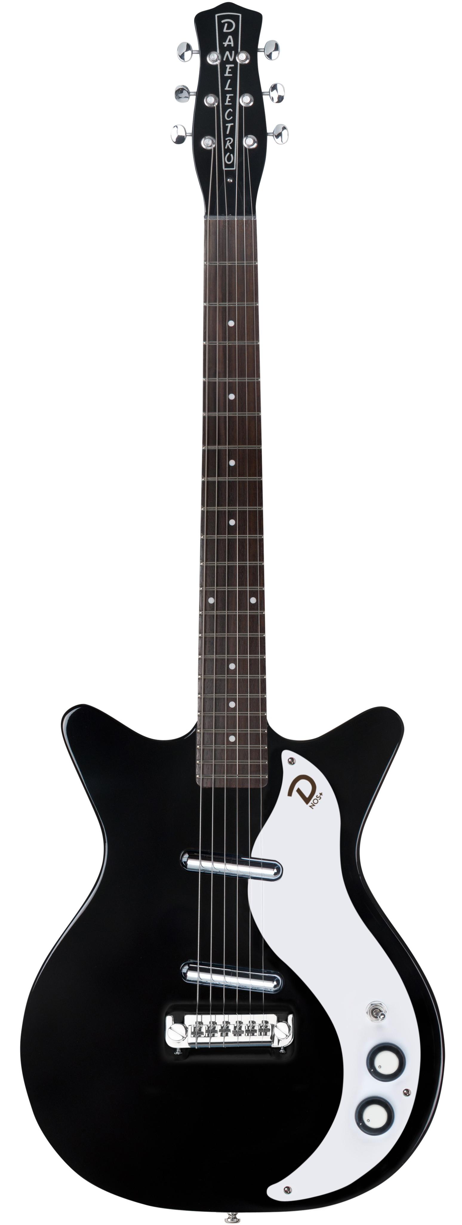 Danelectro 59M NOS+ Electric Guitar in Black - Andertons Music Co.