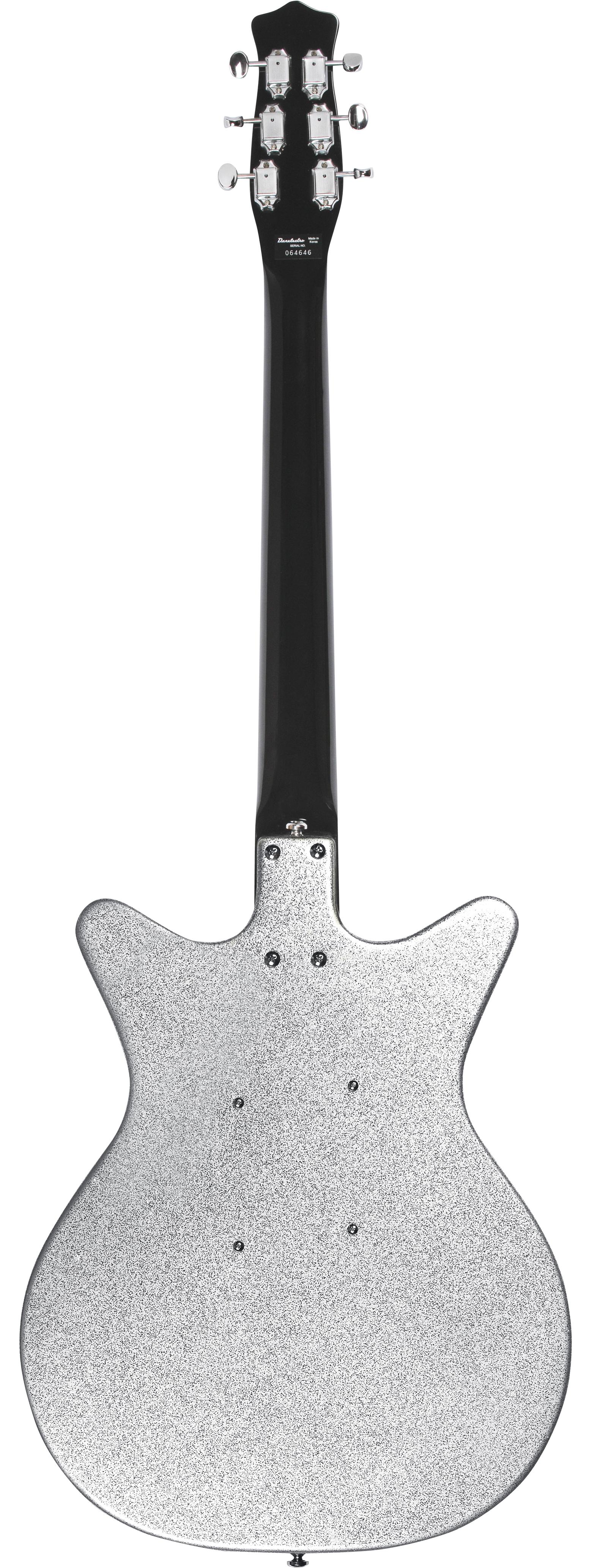 Danelectro 59M NOS+ Electric Guitar in Silver Metalflake - 59MNOSPLUSSLVMF-Back.jpg