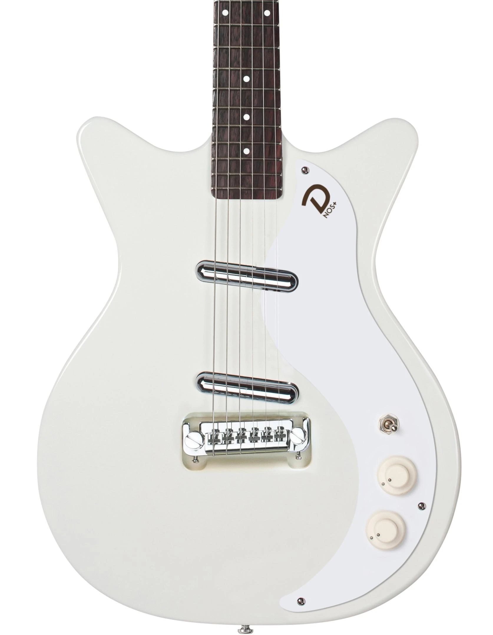 Danelectro 59M NOS+ Electric Guitar in Outa-Sight White - 59MNOSPLUSOSW-Body.jpg