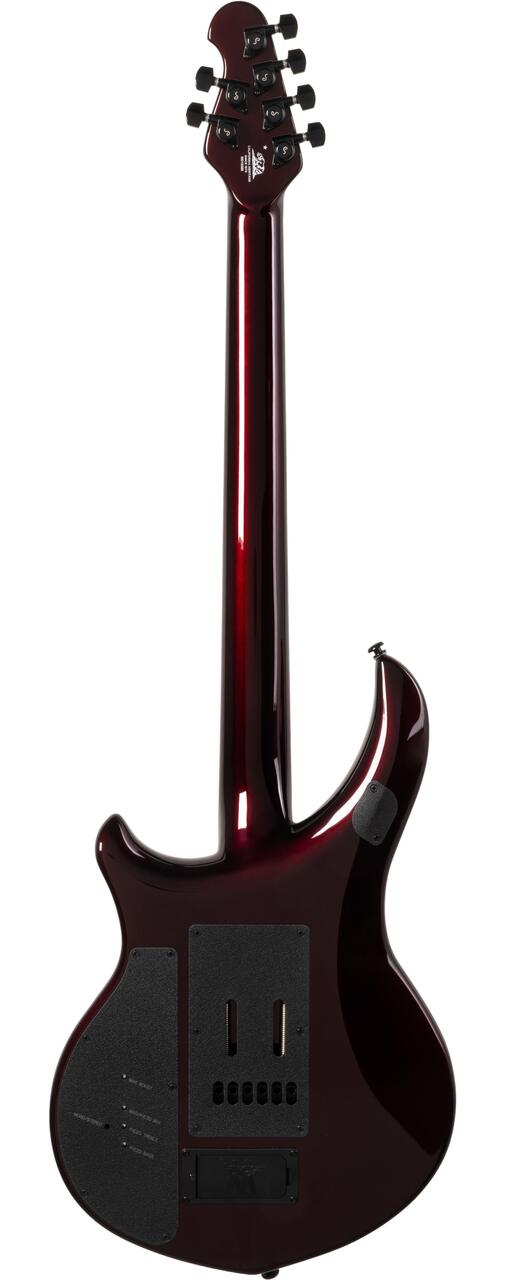 Music Man Majesty Premium Select John Petrucci Signature 6-String Electric Guitar in Carnelian Red - 604-DBS-50-00-MB-BM-Back.jpg