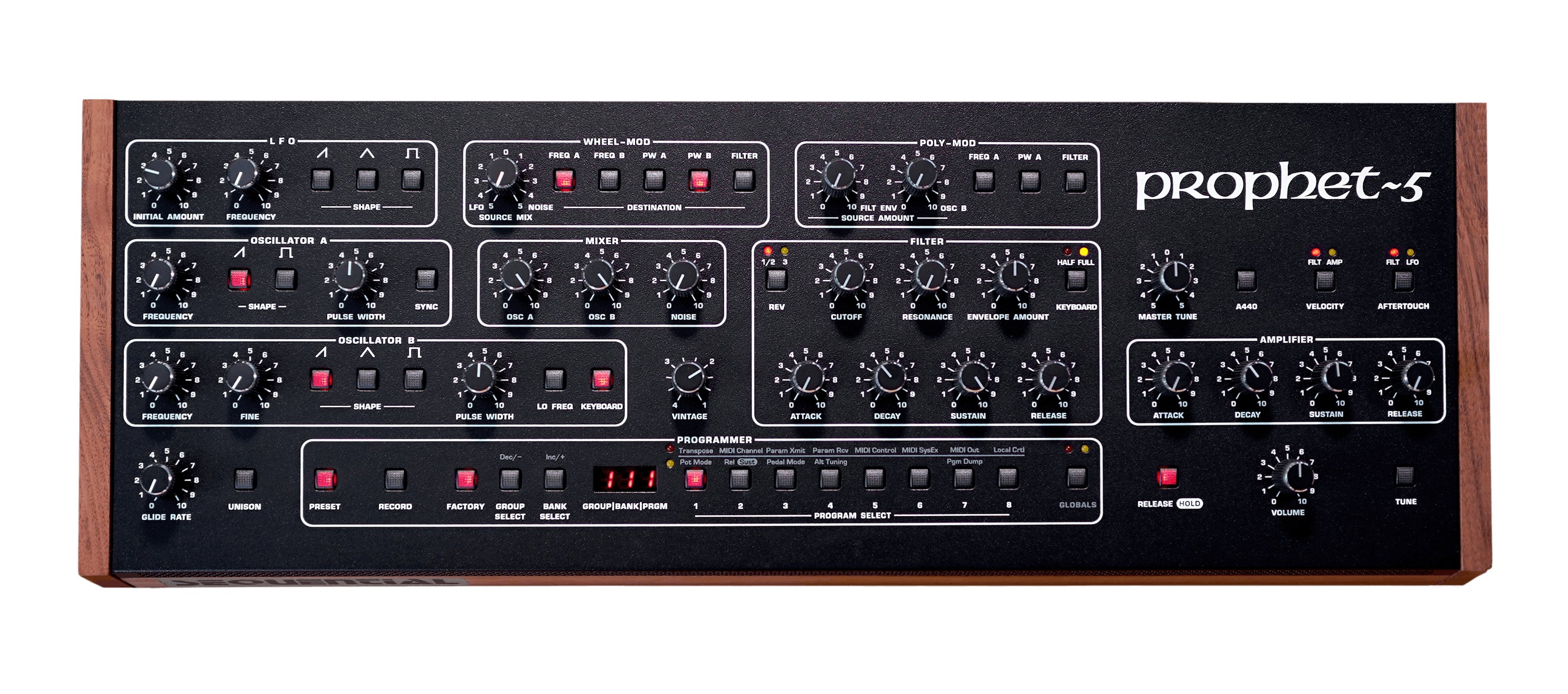 Sequential Prophet-5 Desktop Module - 426970-Top.jpg