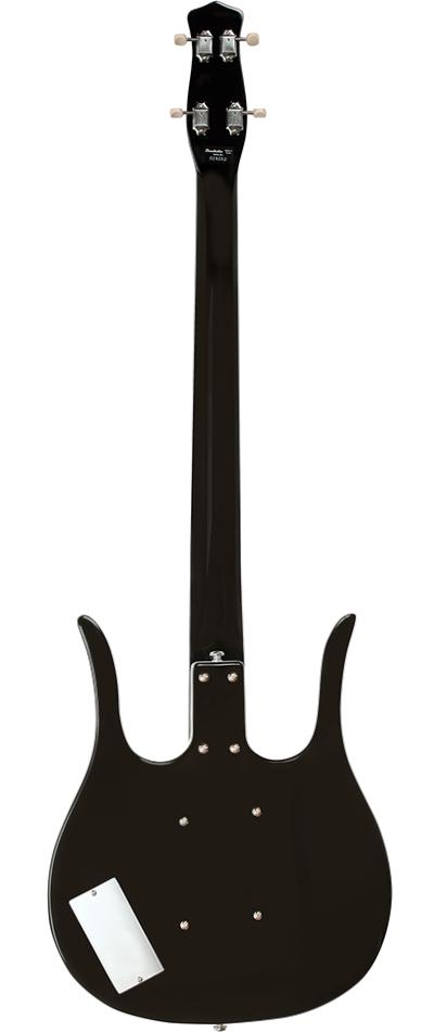 Danelectro Longhorn Short Scale Bass Guitar in Black - D58LHBBLK-Back.jpg