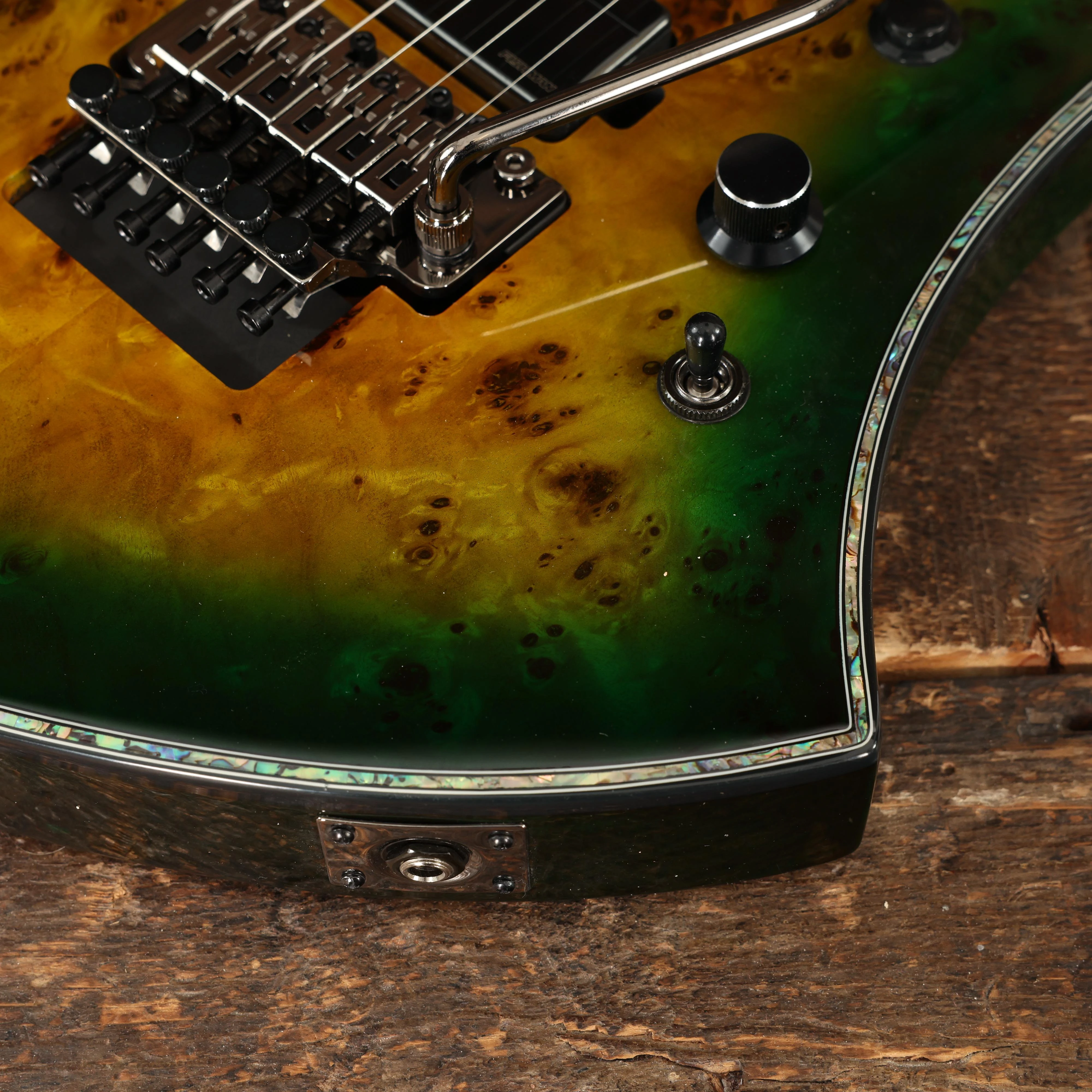 BC Rich Extreme Series Mockingbird Exotic Electric Guitar with Floyd Rose in Reptile Eye - EXMGFRRE (8).jpg
