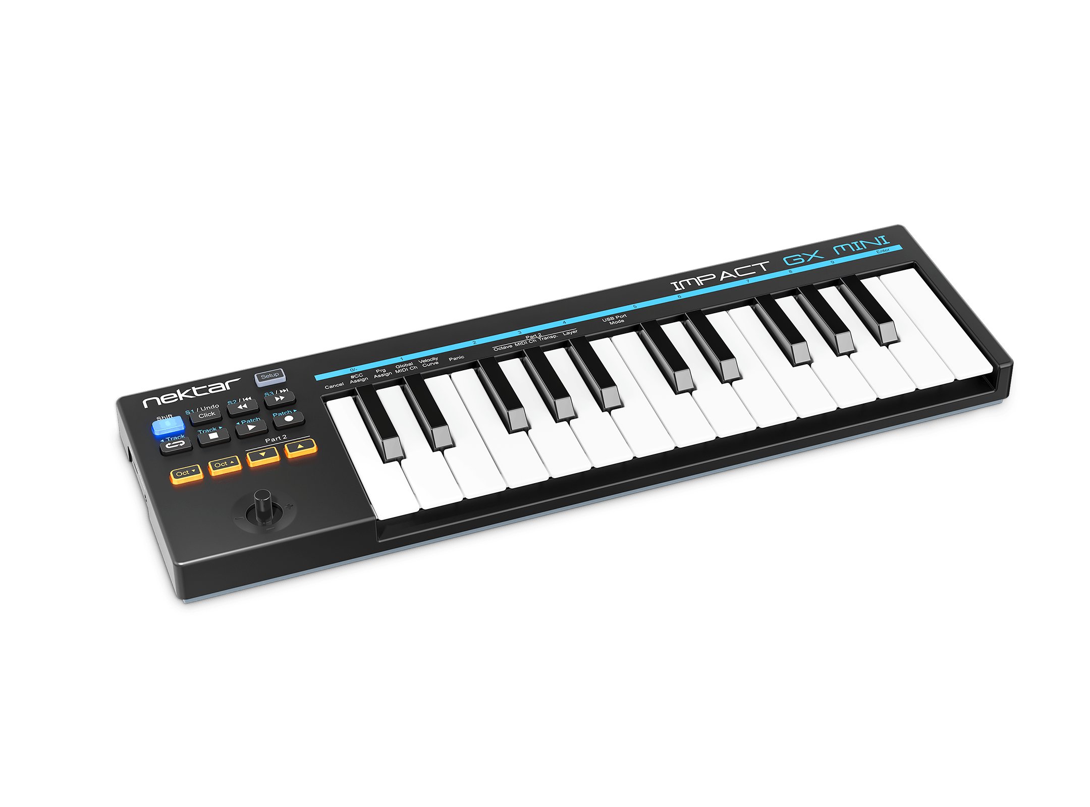 Nektar Impact GX Mini USB 25-key MIDI Keyboard & Controller - 458773-Impact_GXMini_left45Deg.jpg