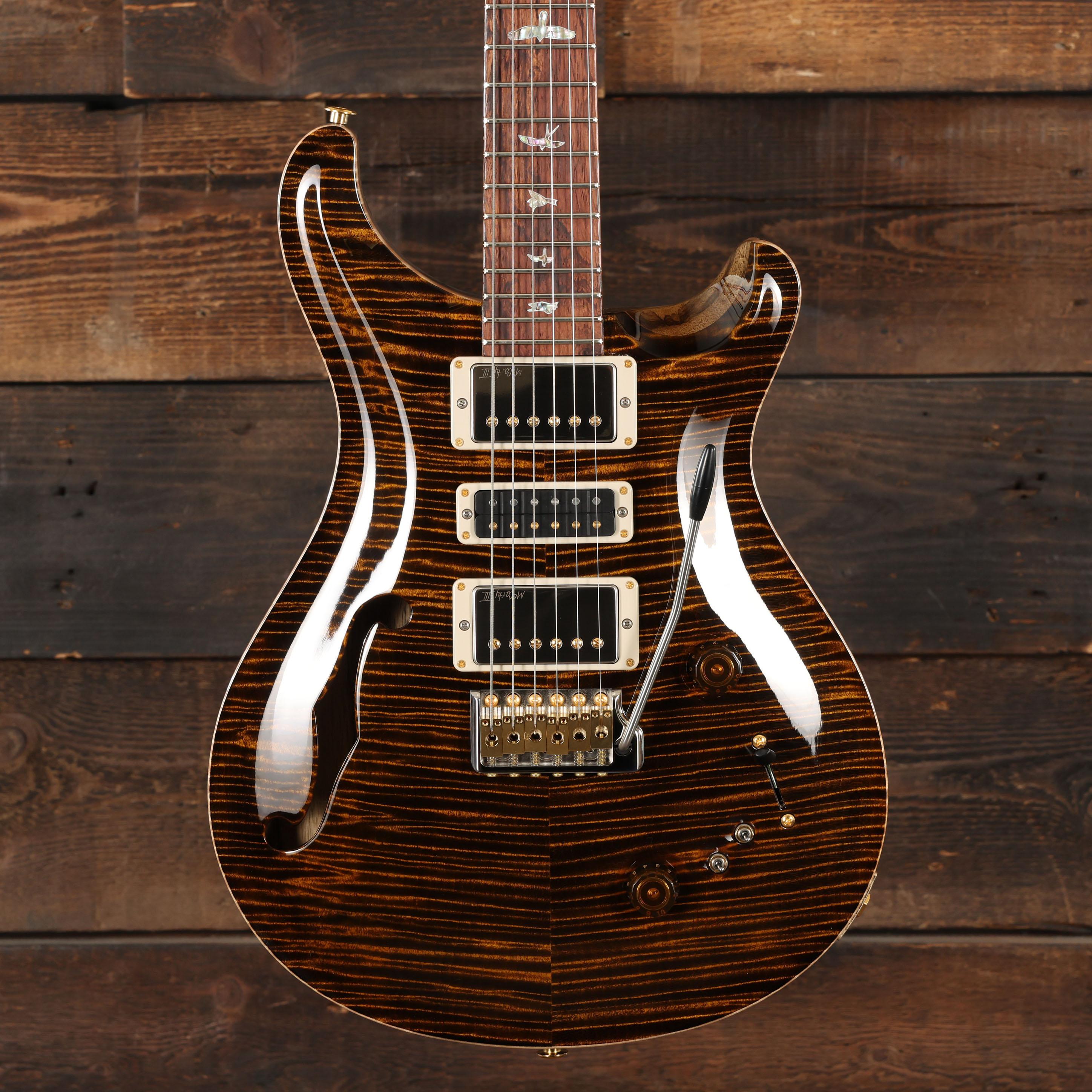 PRS 40th Anniversary Special Semi-Hollow Electric Guitar in Yellow Tiger - 0419440 (4).JPG