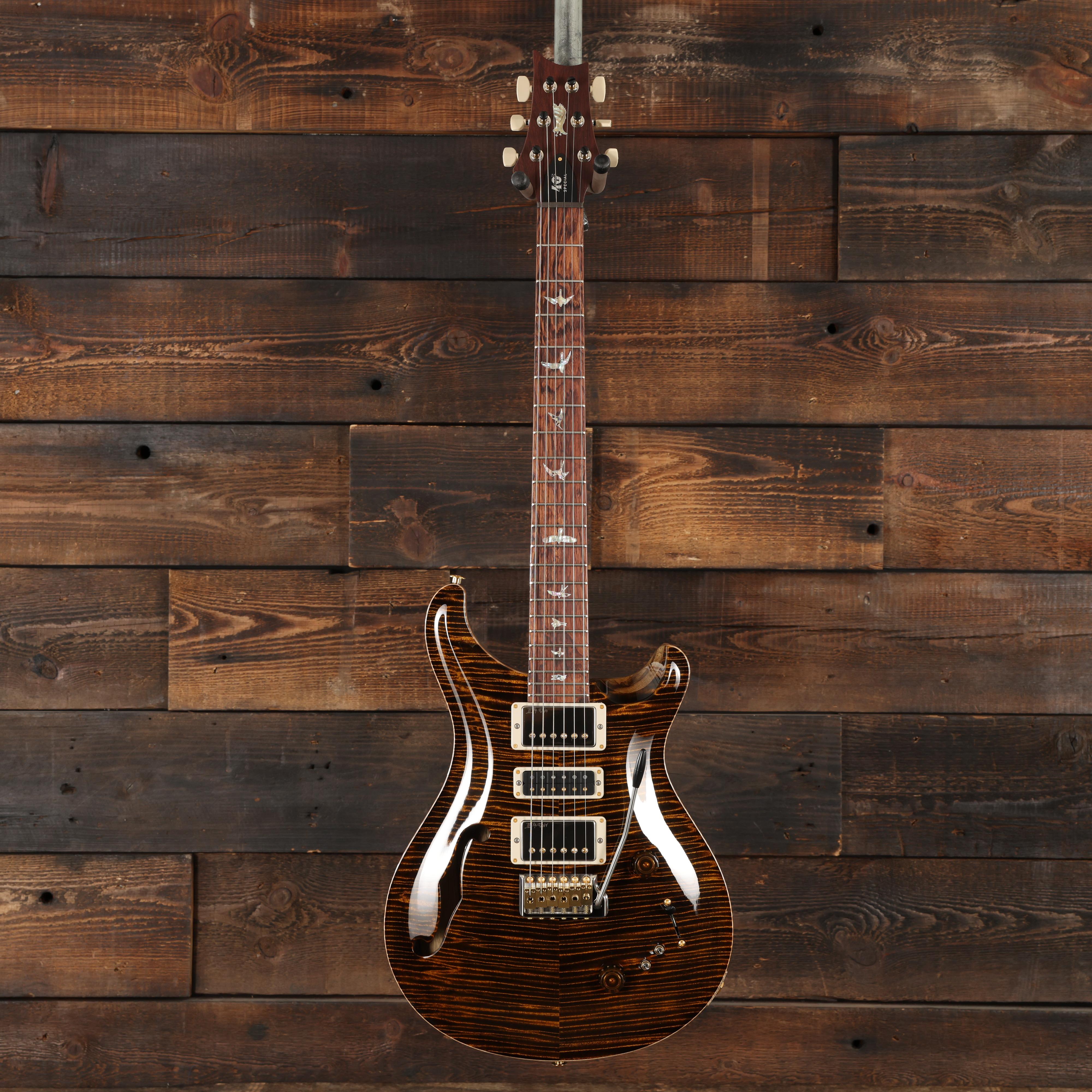 PRS 40th Anniversary Special Semi-Hollow Electric Guitar in Yellow Tiger - 0419440 (5).JPG