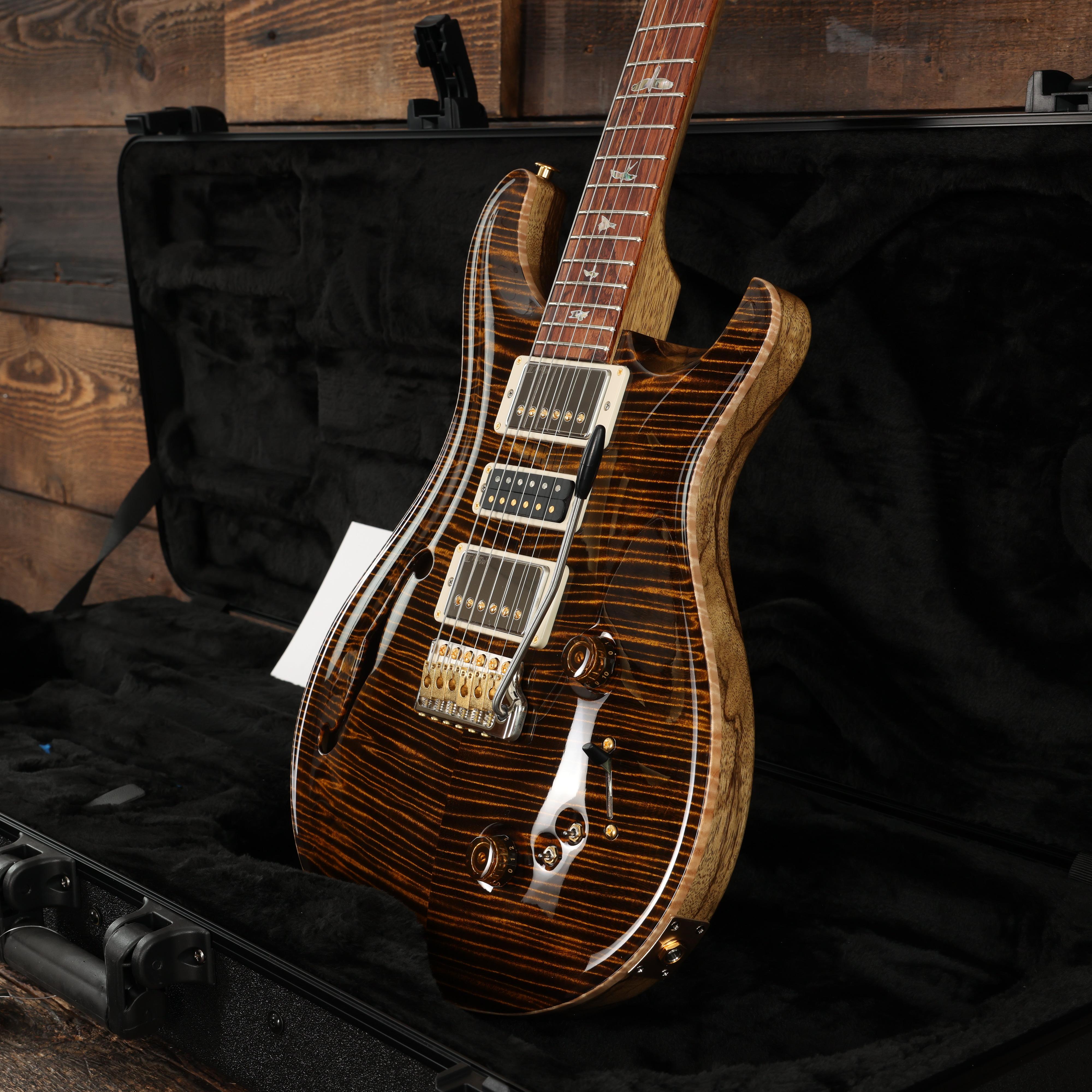 PRS 40th Anniversary Special Semi-Hollow Electric Guitar in Yellow Tiger - 0419440 (1).JPG