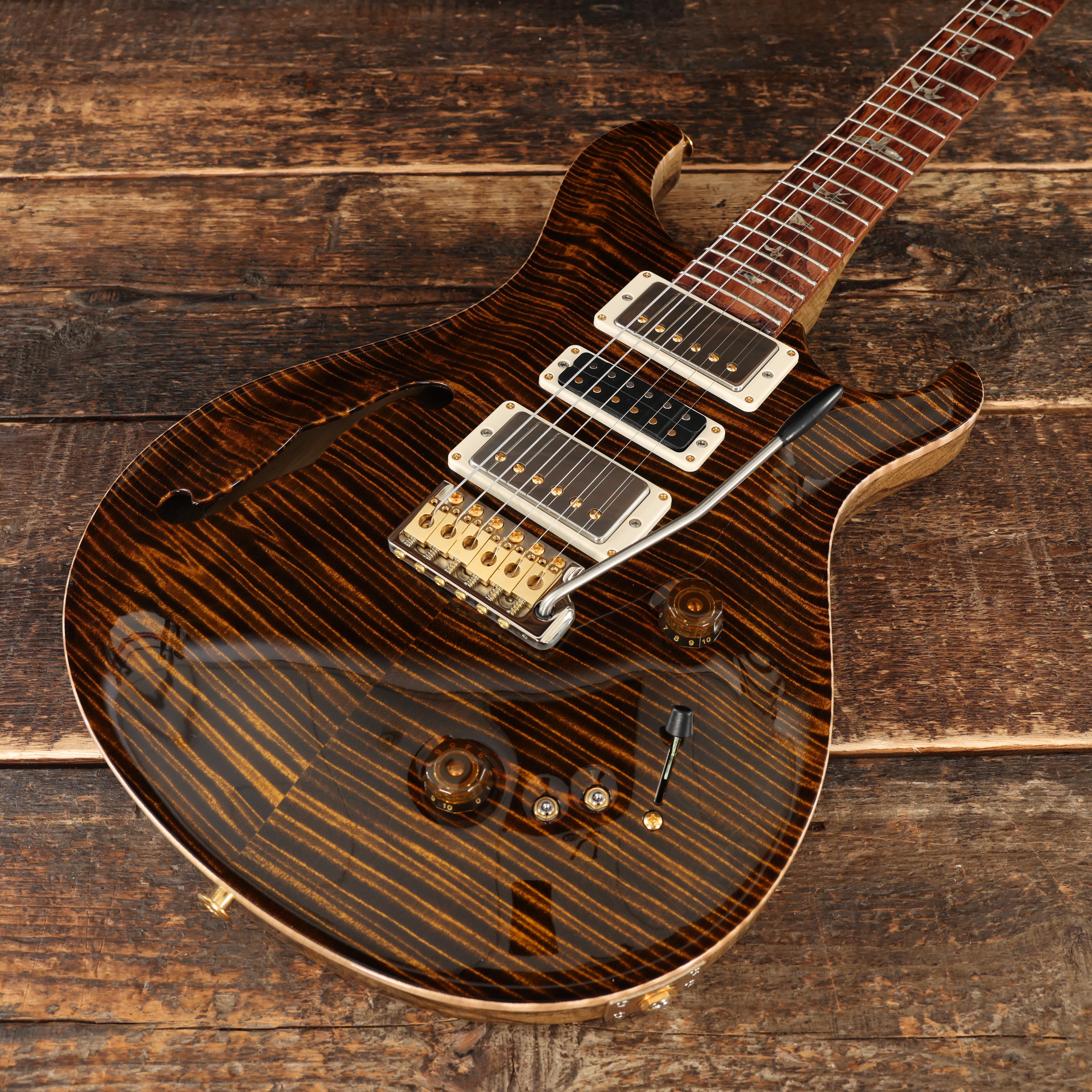 PRS 40th Anniversary Special Semi-Hollow Electric Guitar in Yellow Tiger - 0419440 (9).JPG