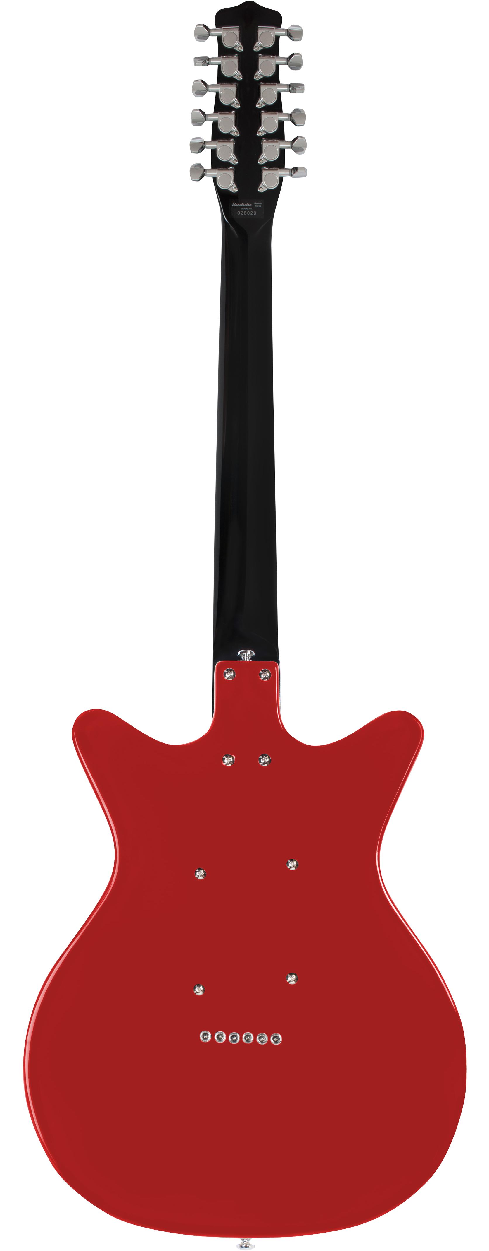 Danelectro 59DC 12-String Electric Guitar in Red - 12SRED-Back.jpg
