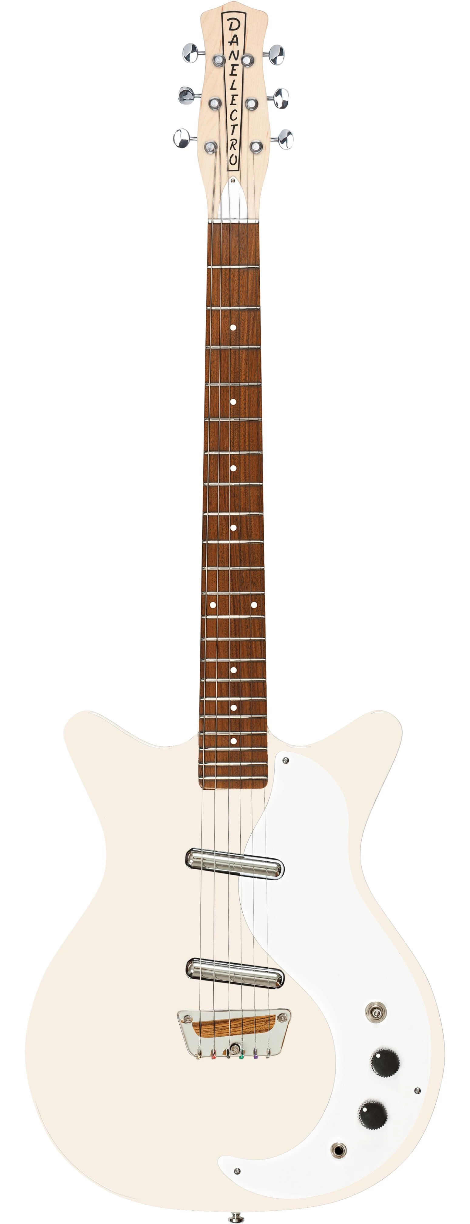 Danelectro Stock ‘59 Electric Guitar in Vintage Cream - STOCK59VCRM-Front.jpg
