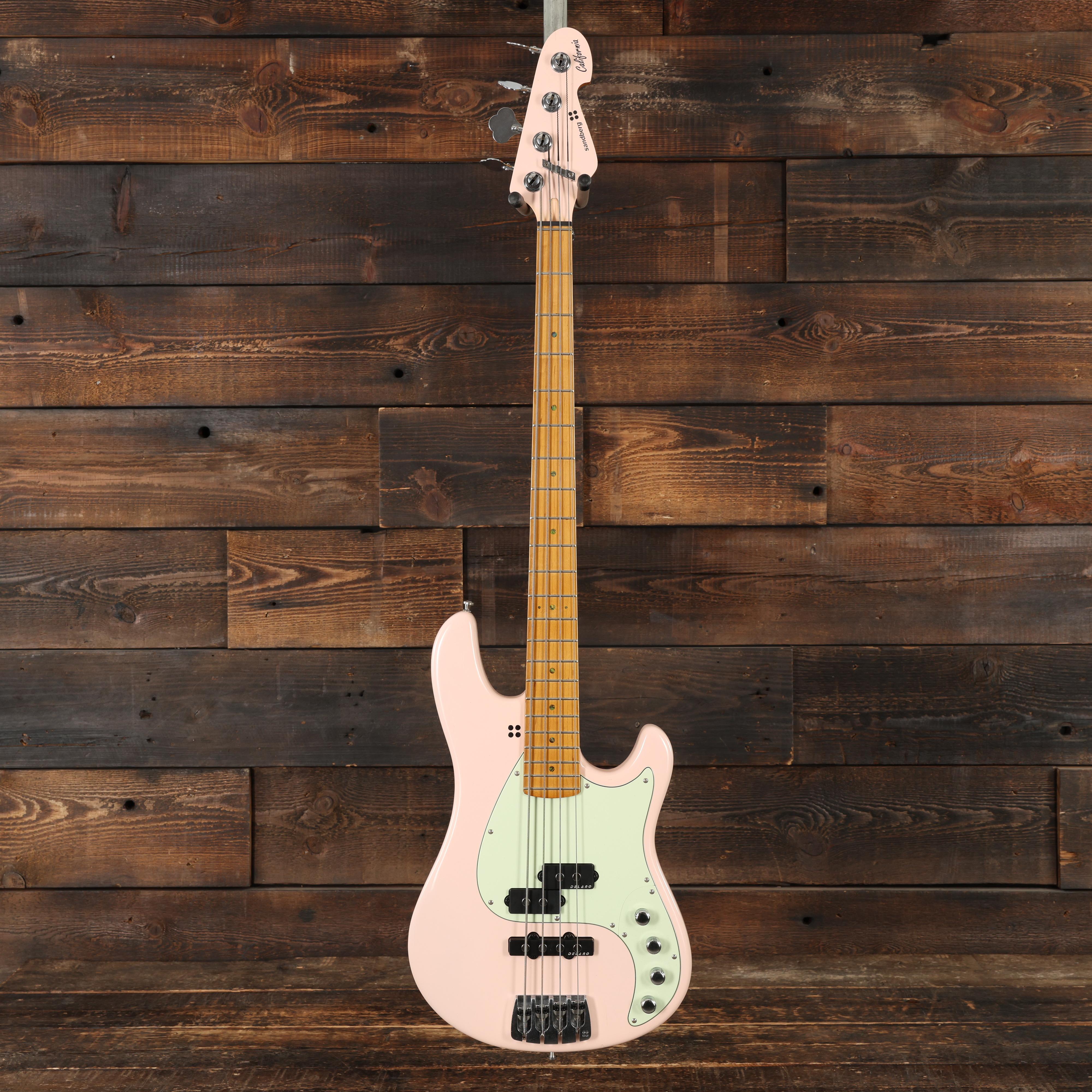 Sandberg California V VT Bass Guitar in Soft Aged Shell Pink - 48199 (4).JPG