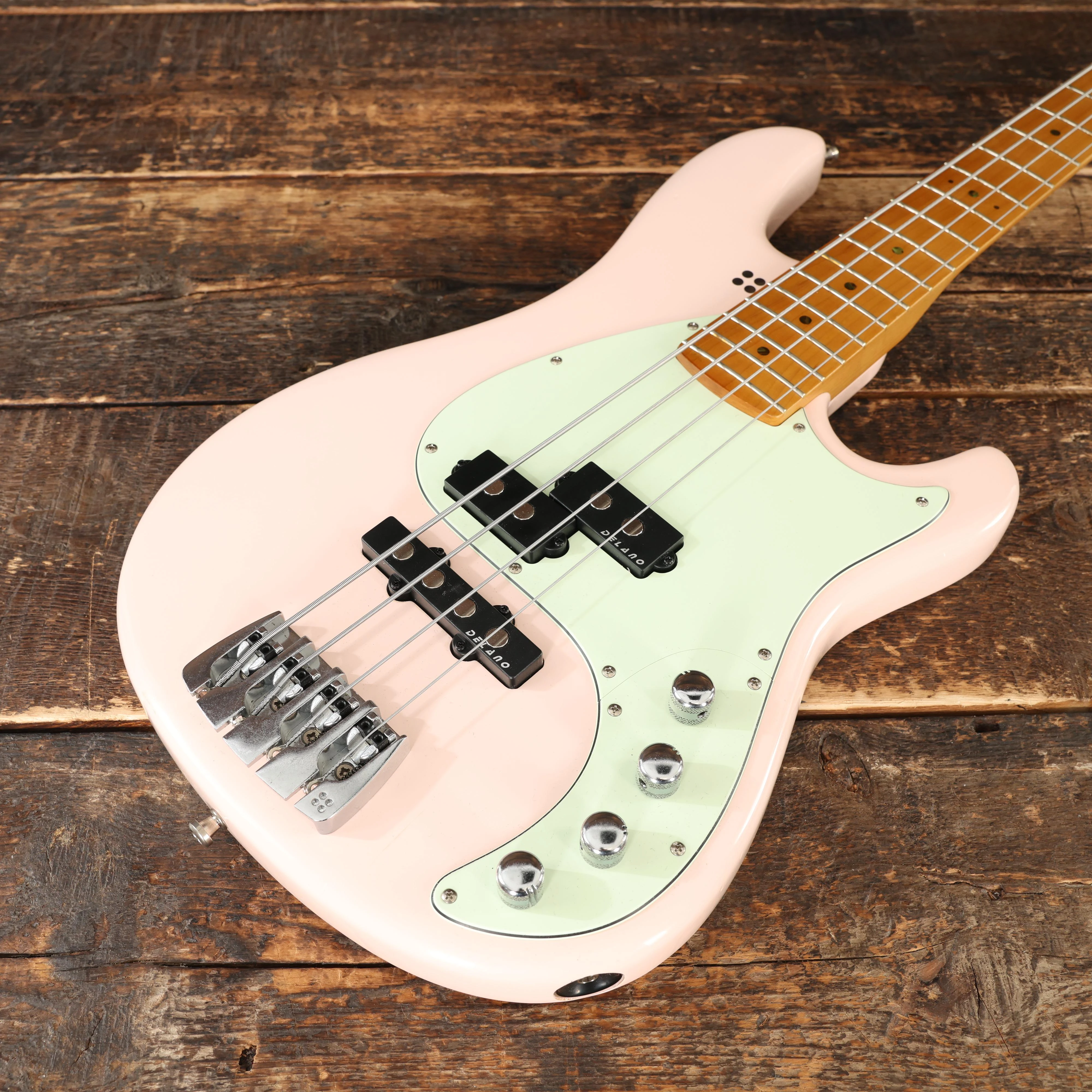 Sandberg California V VT Bass Guitar in Soft Aged Shell Pink - 48199 (8).JPG