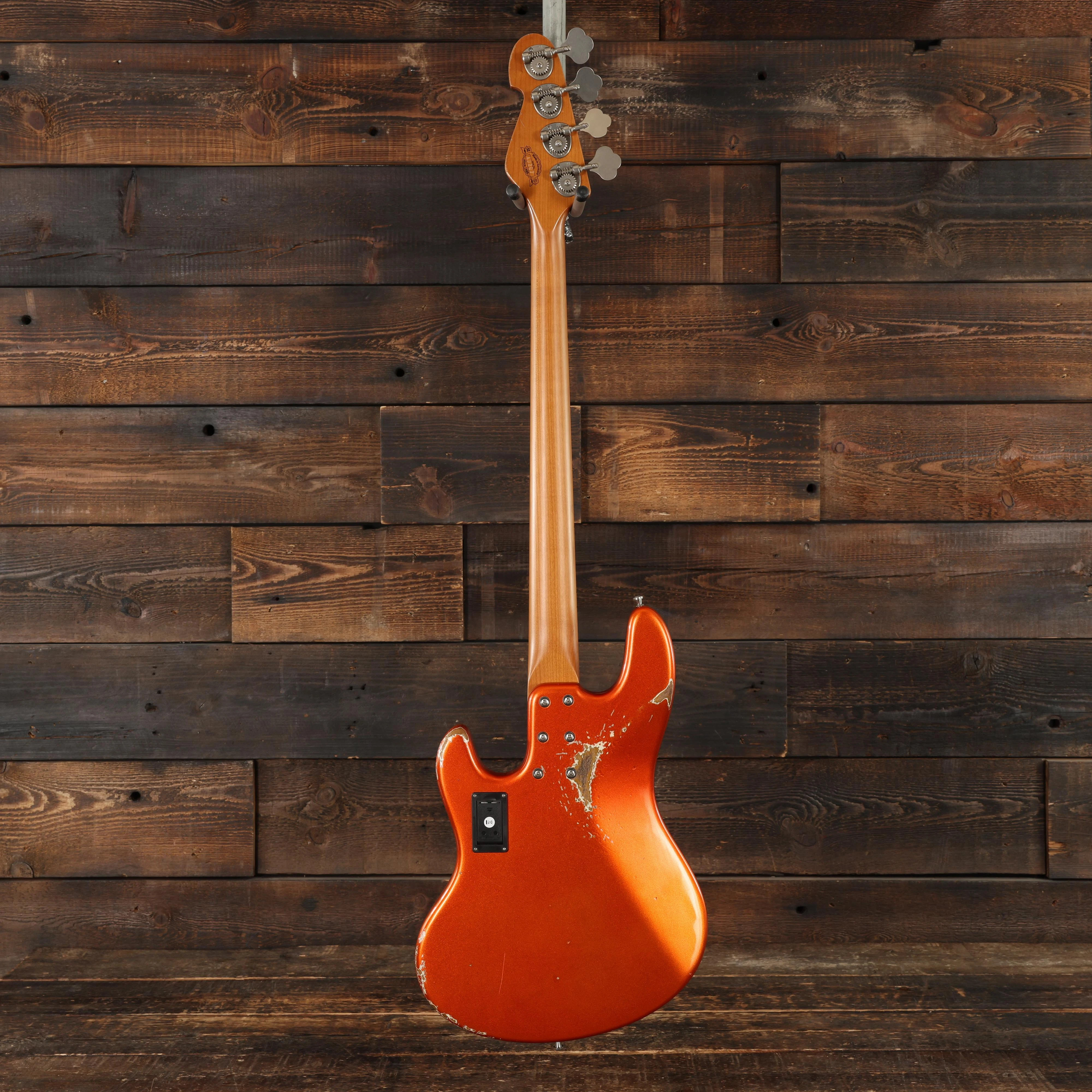 Sandberg California T TT Bass Guitar in Hardcore Aged Orange Metallic - 48207 (5).JPG