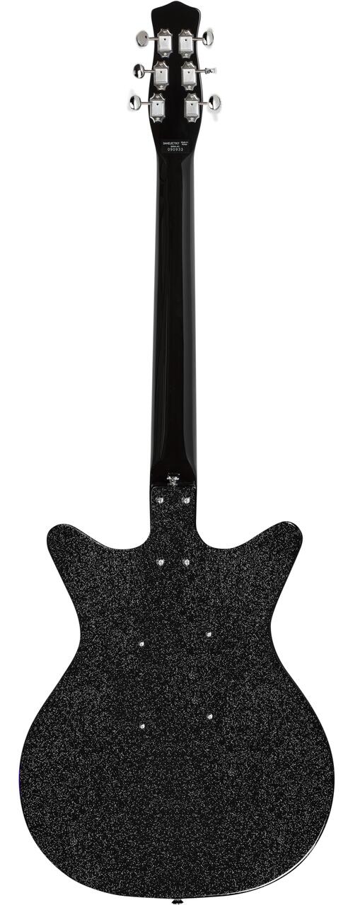 Danelectro Blackout ‘59 Electric Guitar in Black Metalflake - BO59BLKMF-Back.jpg
