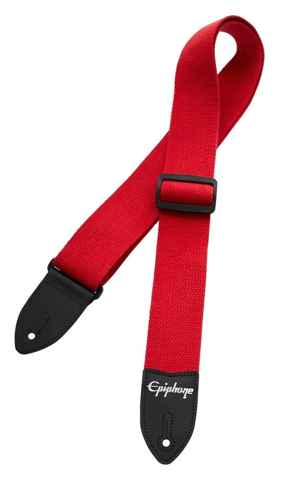 Epiphone Cotton Guitar Strap in Red - AEST-CTRD_full.jpg