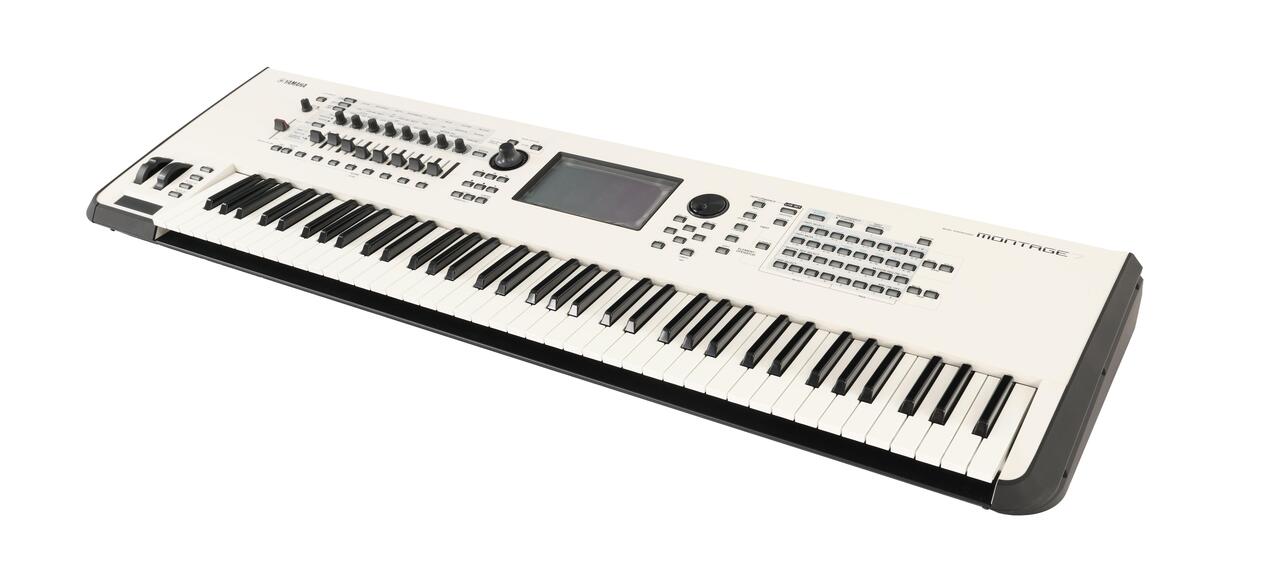 Second Hand Yamaha Montage 7 - Limited Edition White Synthesizer 695 - SH-204-1695 (3).jpg