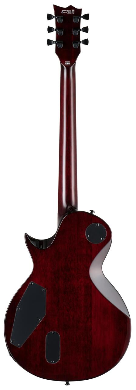 B Stock : ESP LTD EC-1000 QM Electric Guitar in See Thru Black Cherry Fluence - 001 - 10011368-EC-1000_STBC_BACK.jpg